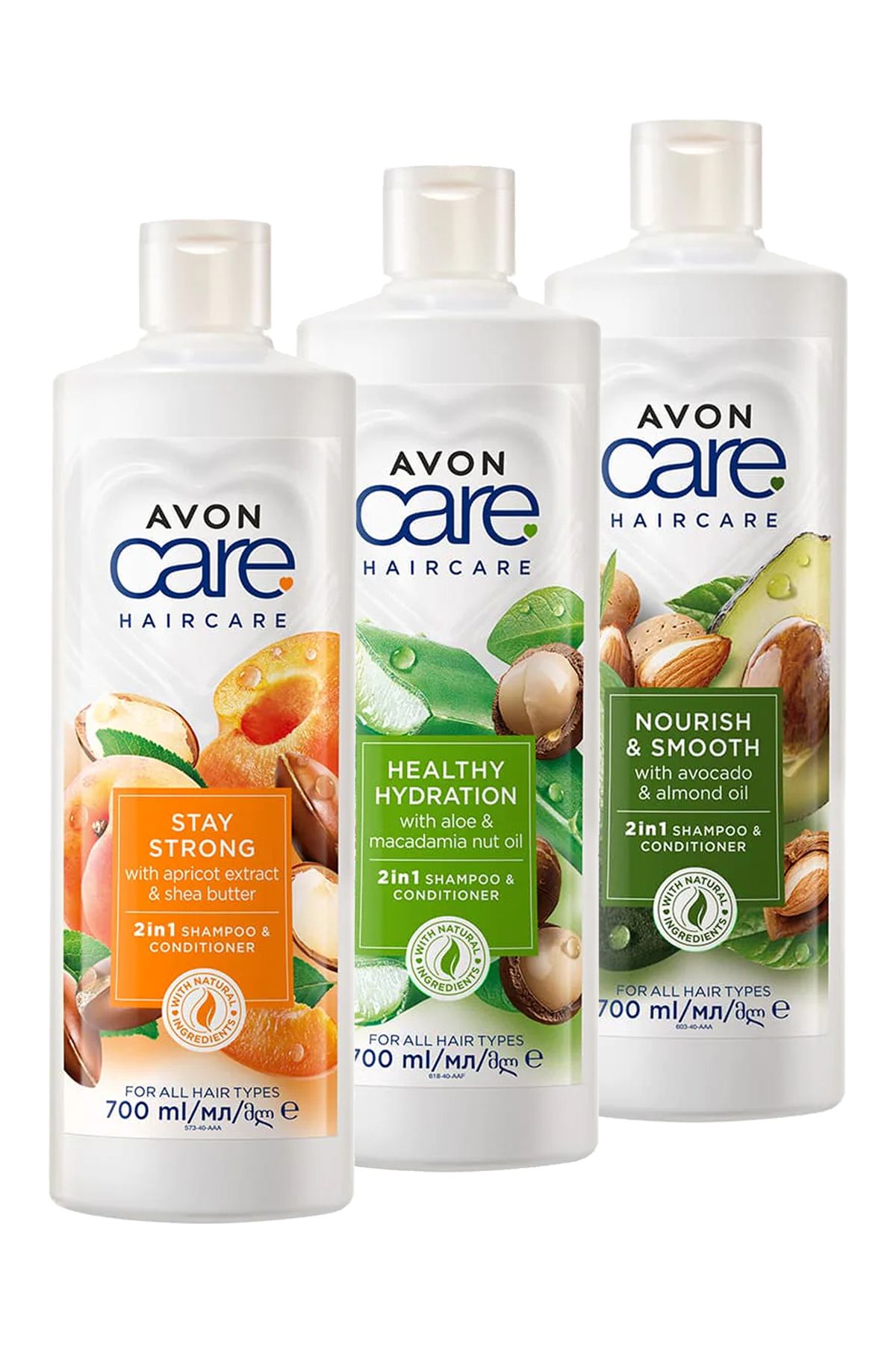 Avon Care Avokado, Aloe Vera, Kayısı Özü İçeren Şampuan ve Saç Kremi Paketi