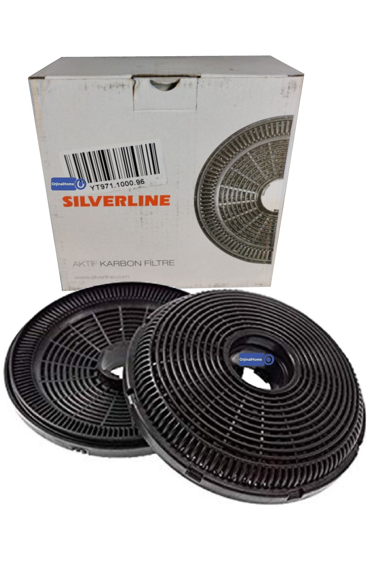 Silverline 3420 (3420611009) Davlumbaz Aspiratör Bacasız Kullanım için Aktif Karbon Filtre
