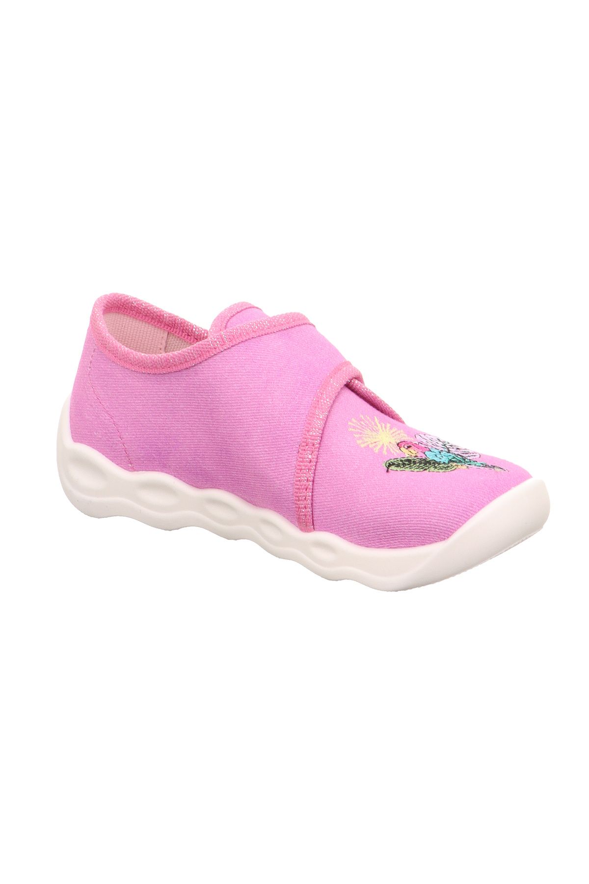 Superfit BUBBLE - Pink Cırt Cırtlı Ev ve Kreş Ayakkabısı
