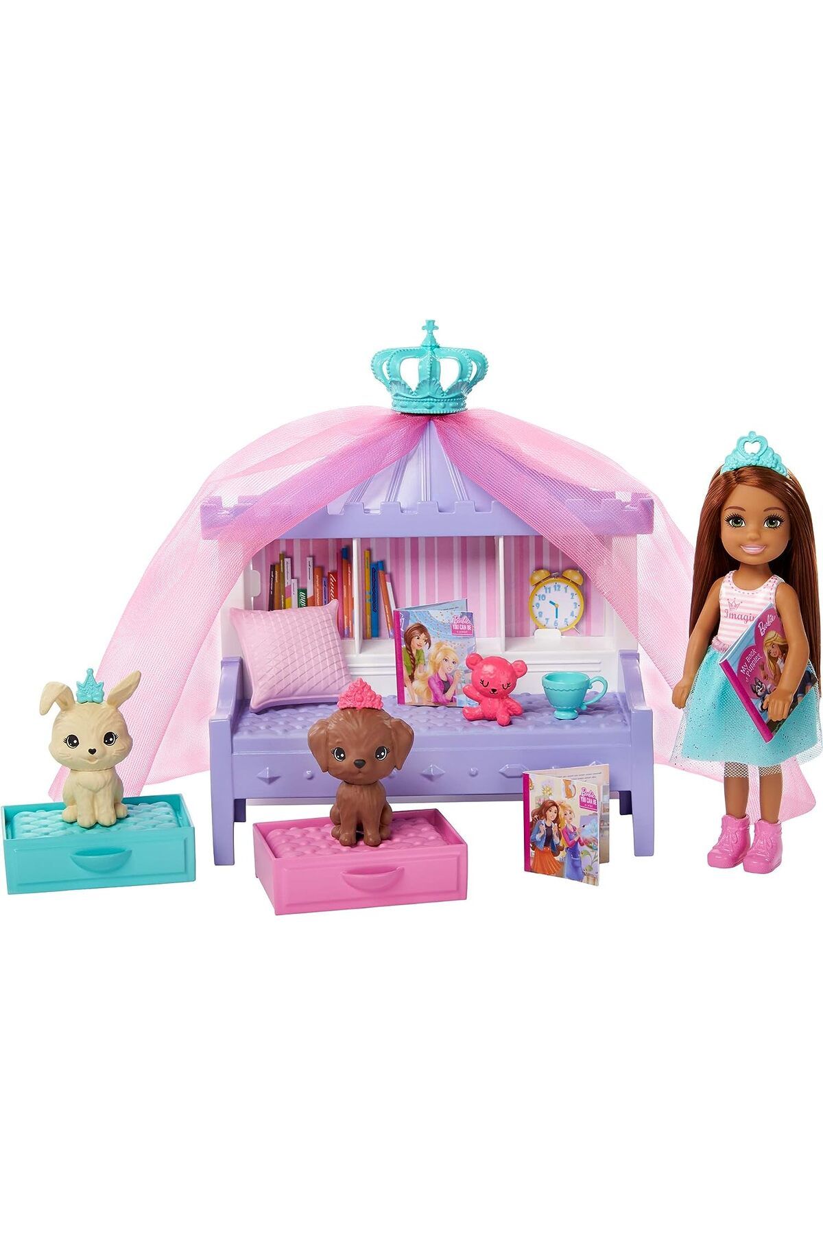 Barbie Princess Adventure Chelsea Princess Storytime Playset Edition