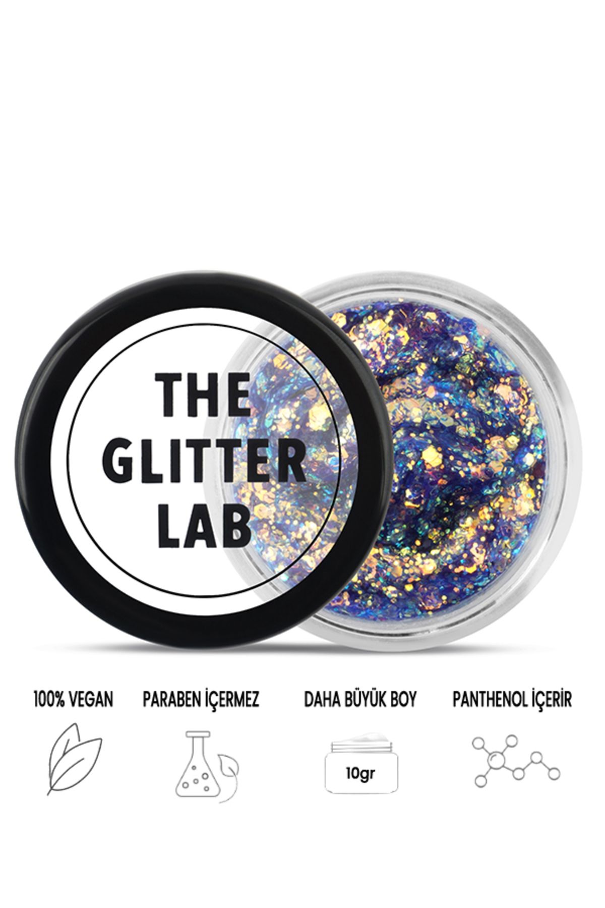 The Glitter Lab Jel Formlu Parlak Glitter - Radiant Orchid