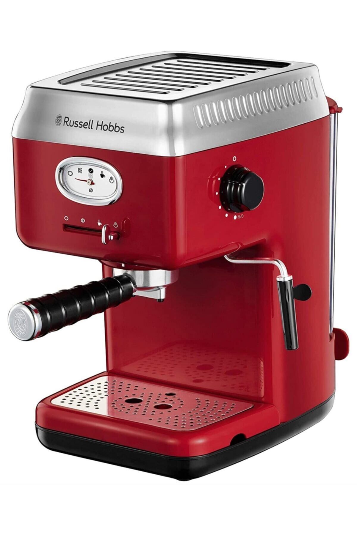 Russell Hobbs 28250-56 Retro Red Espresso Makinesi