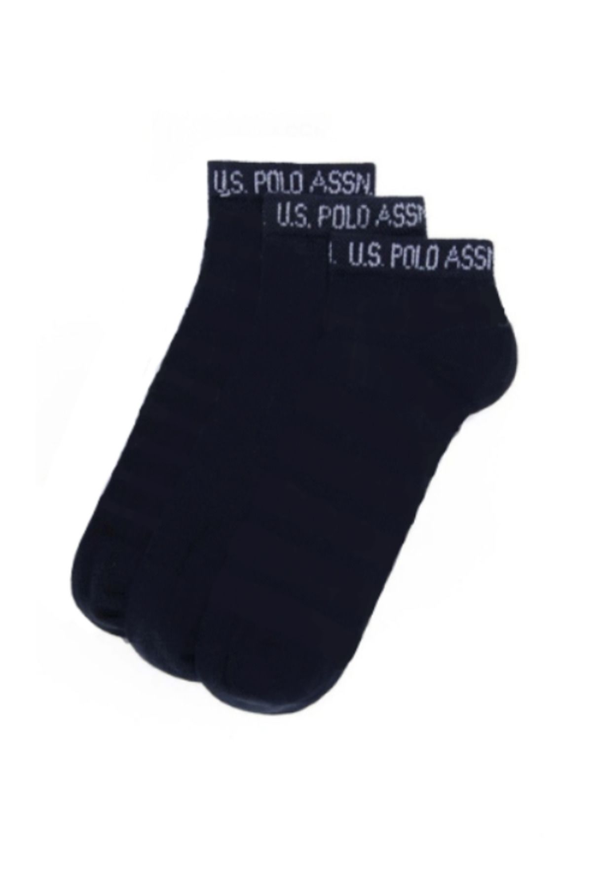 U.S. Polo Assn. 3'li Kadın Lacivert Çorap