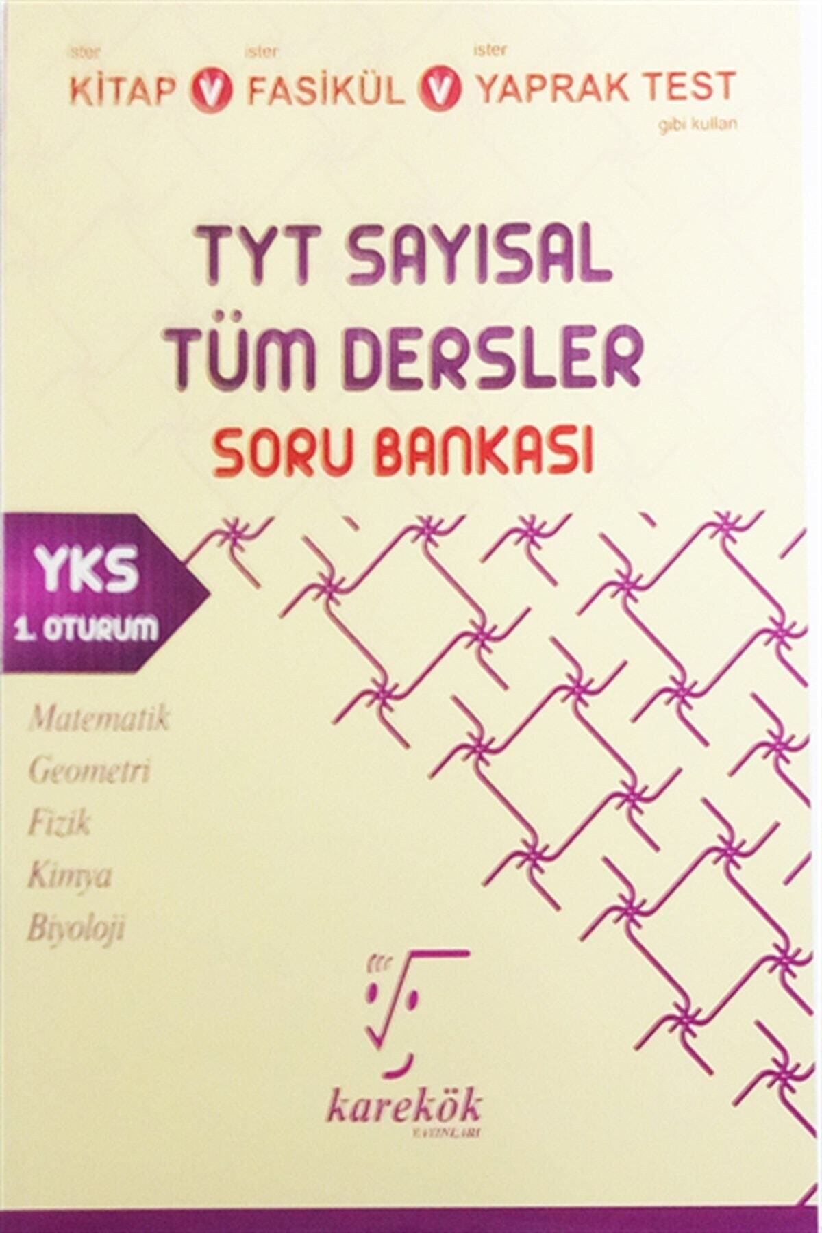 Karekök Yayınları Tyt Sayısal Tüm Dersler Soru Bankası