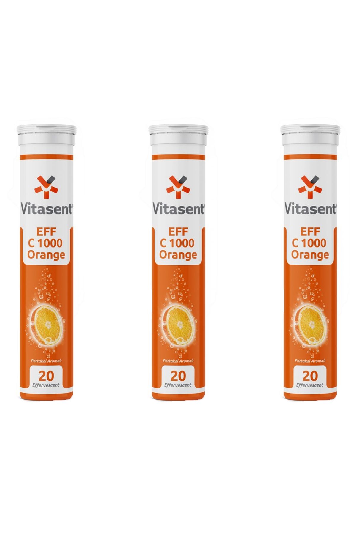 VİTASENT Vitasent Vitamin C 1000 20 Efervesan Tablet 3Adet