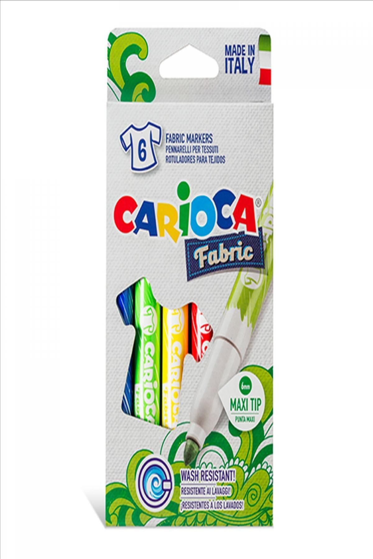 Genel Markalar Carioca Kumaş Keçeli Boya Kalemi Maxi 6Lı 40956