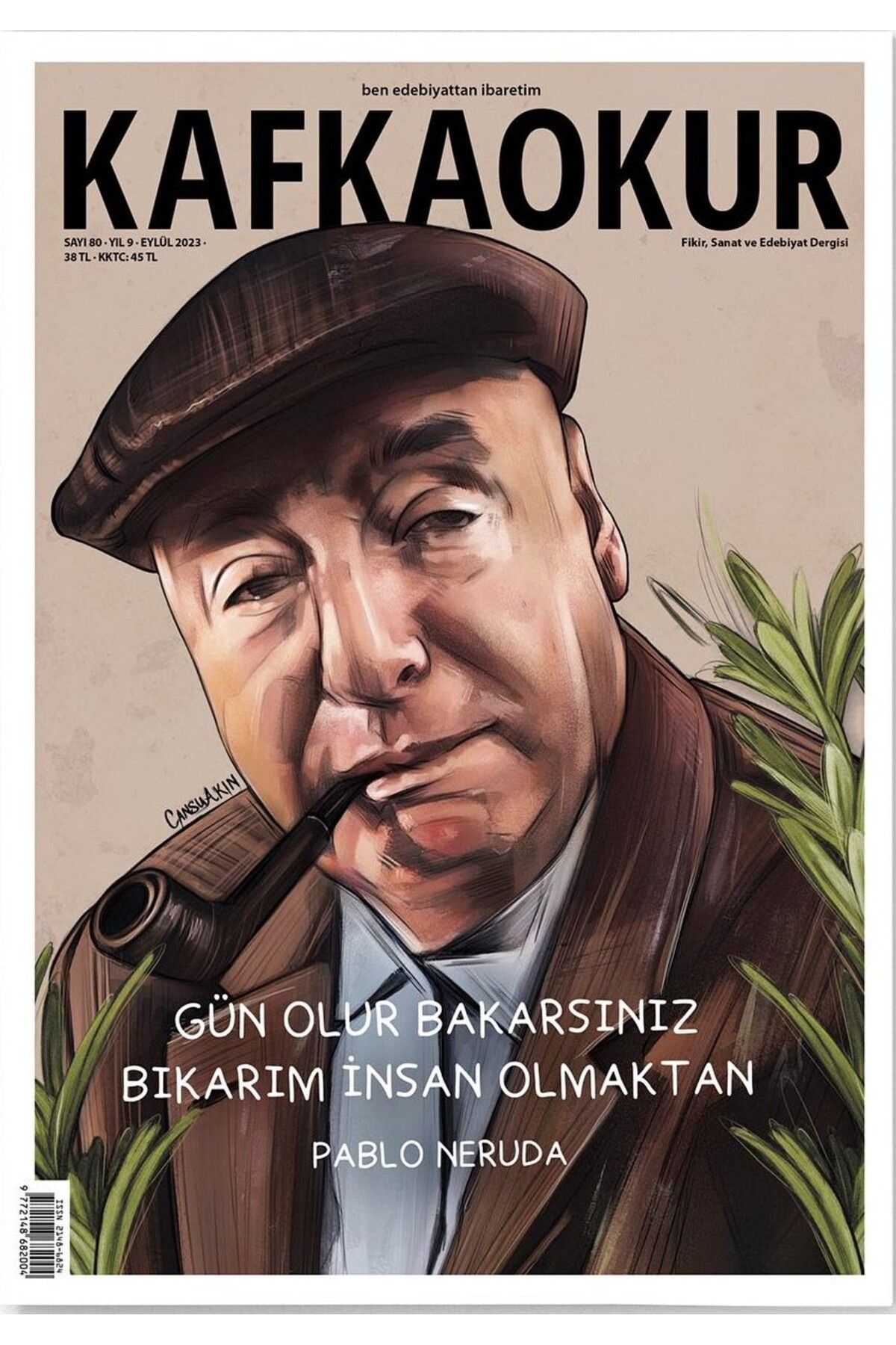 KAFKAOKUR Sayı 80 - Pablo Neruda - Eylül 2023