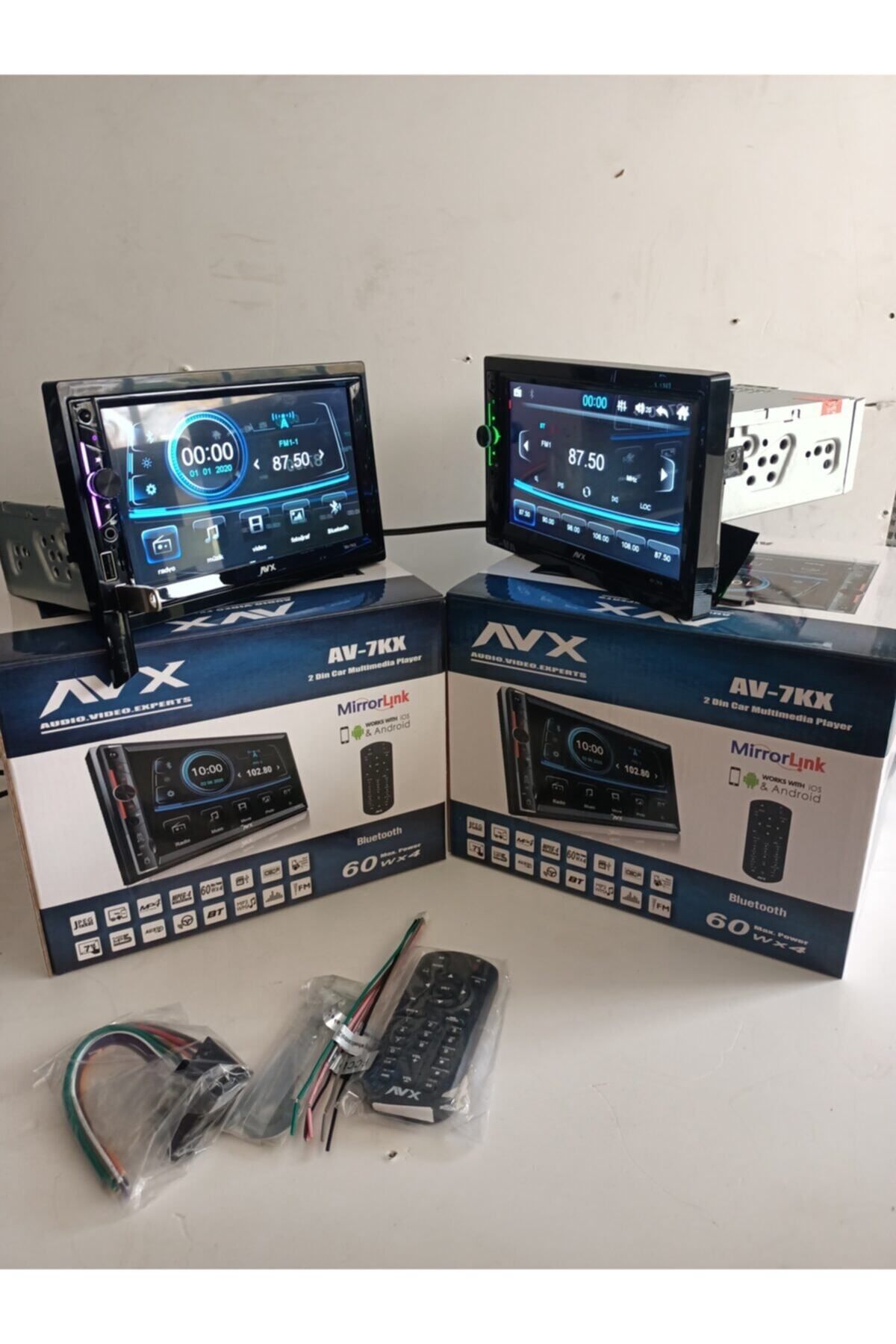 AVX Linea Uyumlu Efsane 7cx Ince Kasa Oto Double Teyp 7 Inç 4×60 Watt Ses Gücü