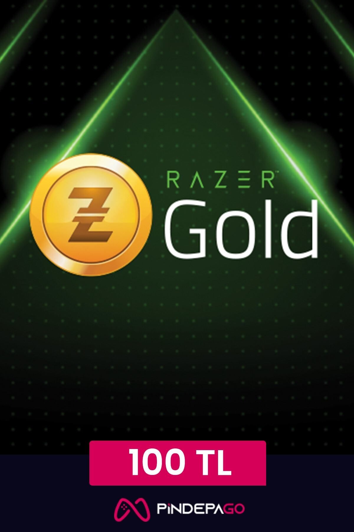 PindepaGO 100 Tl Razer Gold Pin