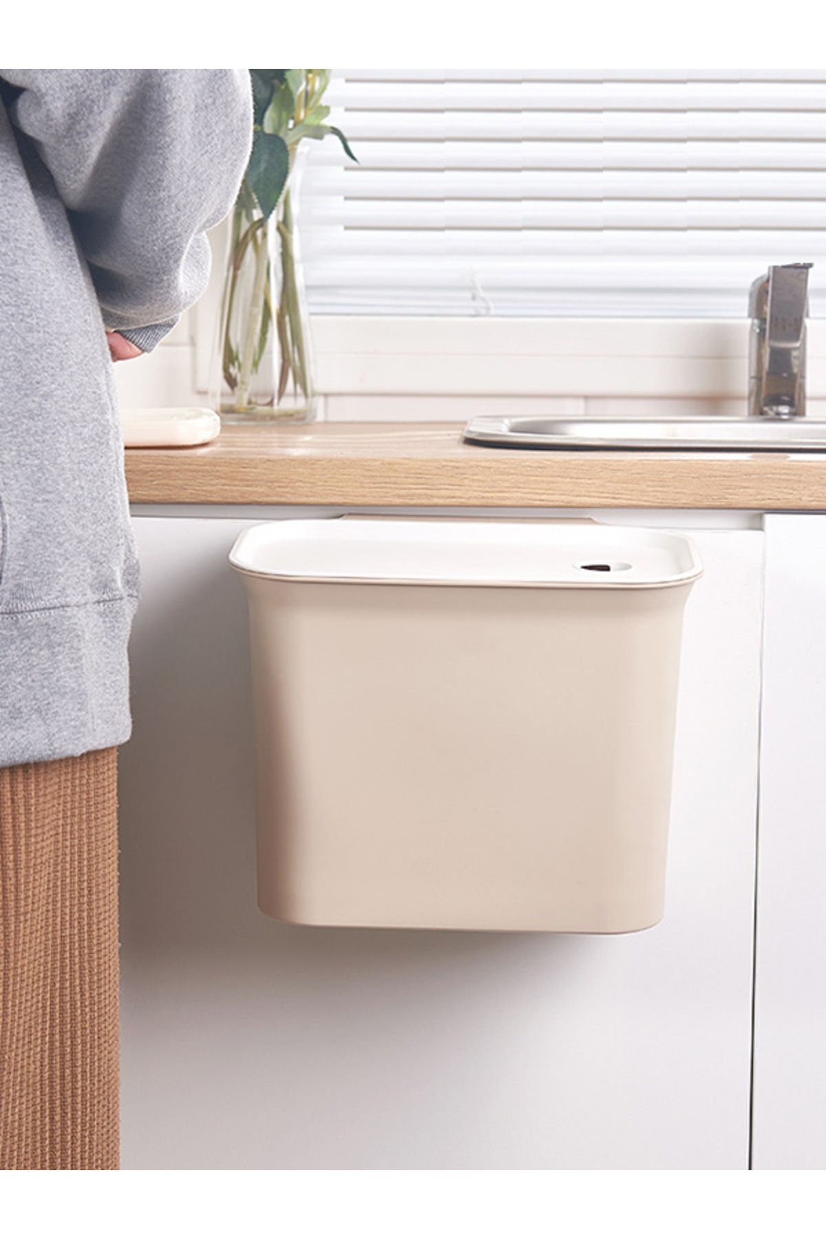 Hedi's Home Mutfak dolap kapağı askılı çöp kutusu