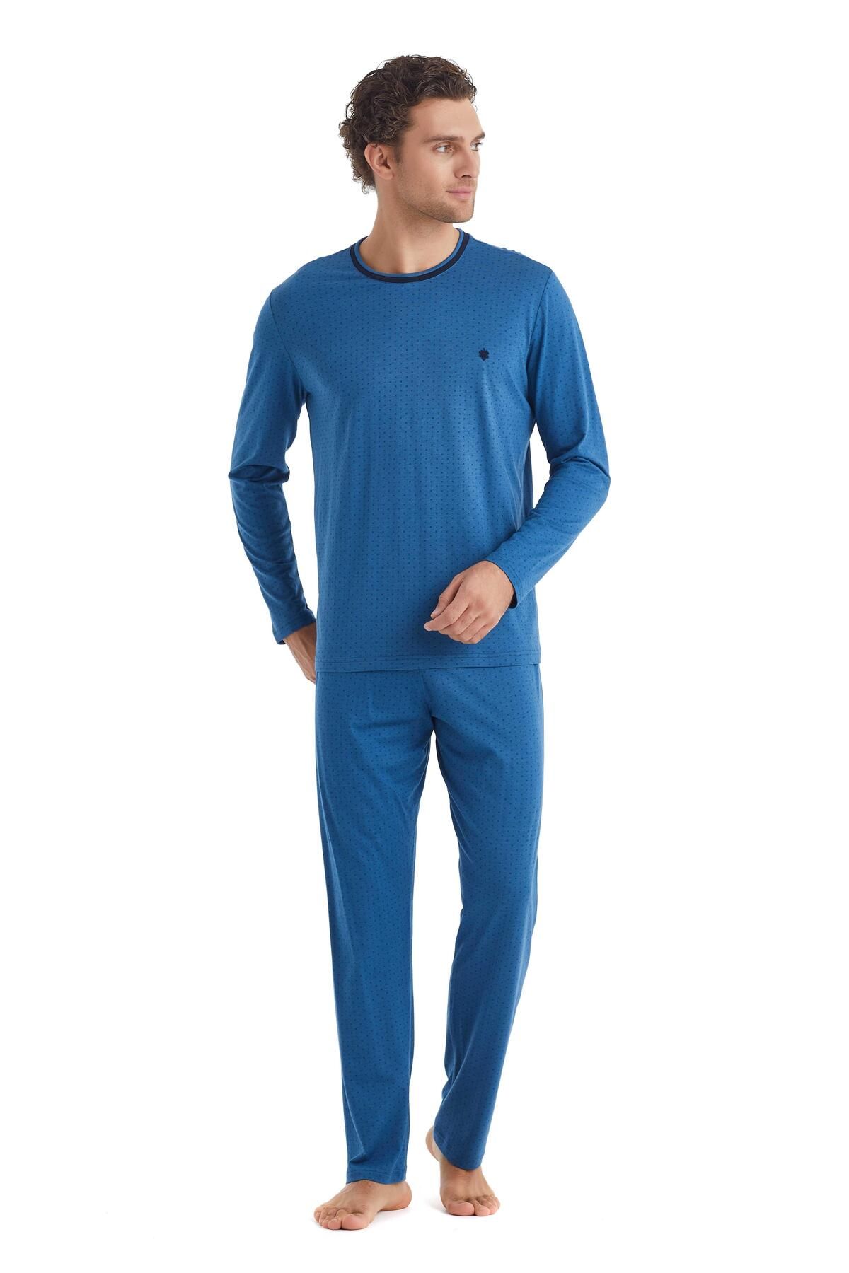 Blackspade Erkek Uzun Kol Pijama Takımı 40086