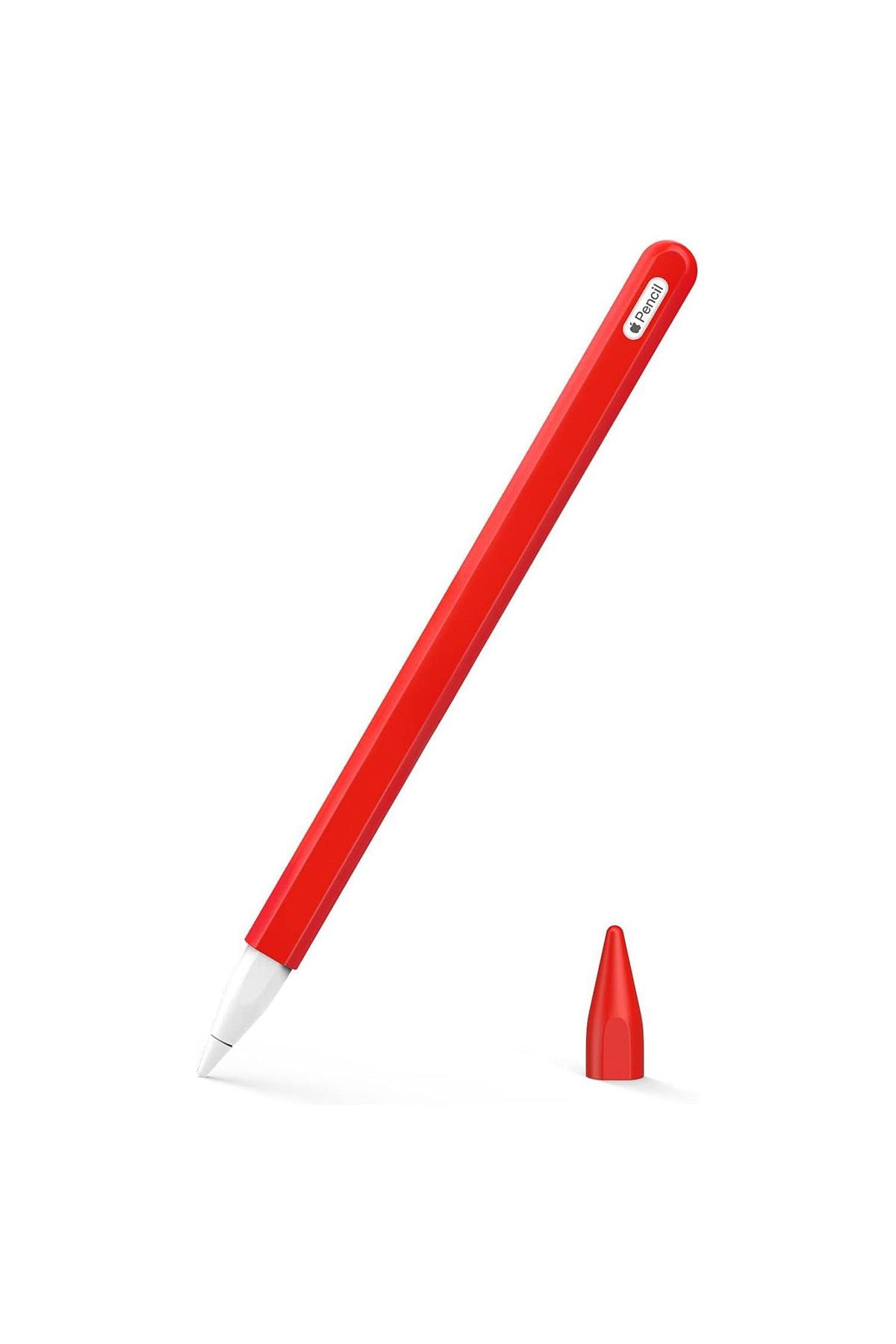 Tagomoon Apple Pencil (2. nesil) Uyumlu Kılıf Renkli Mat Silikon Koruyucu