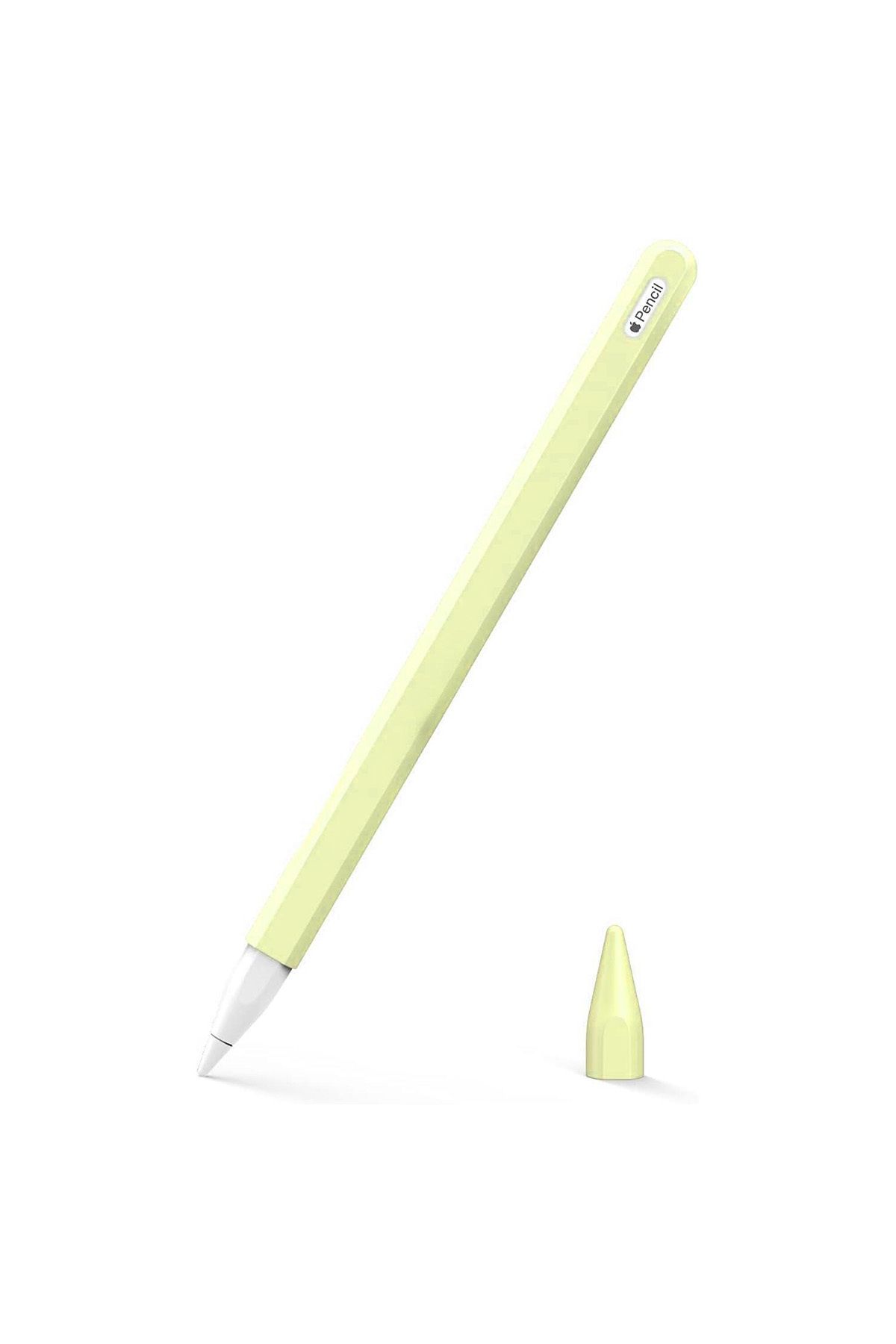 Tagomoon Apple Pencil (2. nesil) Uyumlu Kılıf Renkli Mat Silikon Koruyucu