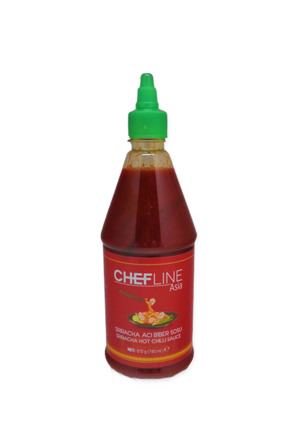 Chefline Asia Sriracha Acı Biber Sosu 870 gr