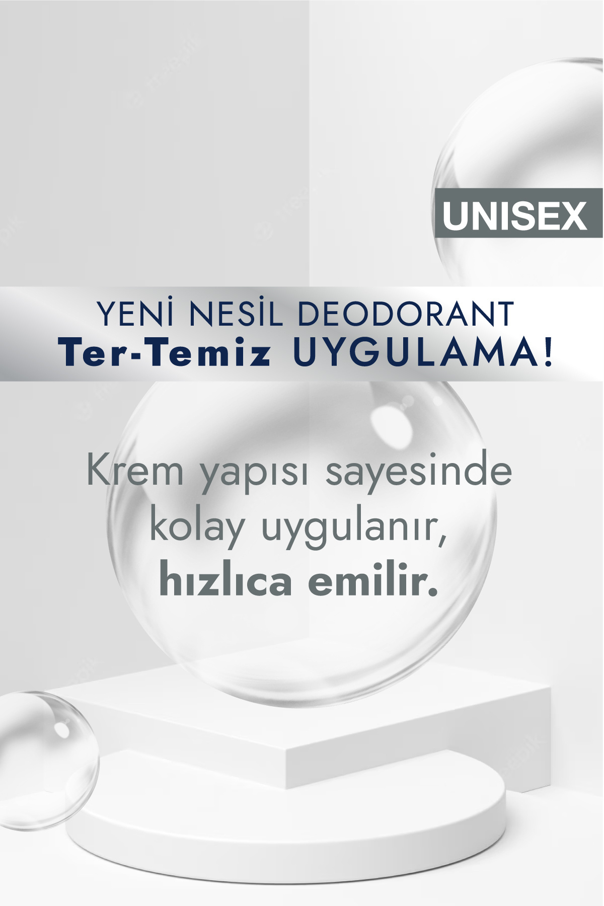 Unisex Kream Deodorant Care & Effective Kokulu Parfümlü 75 ml._2