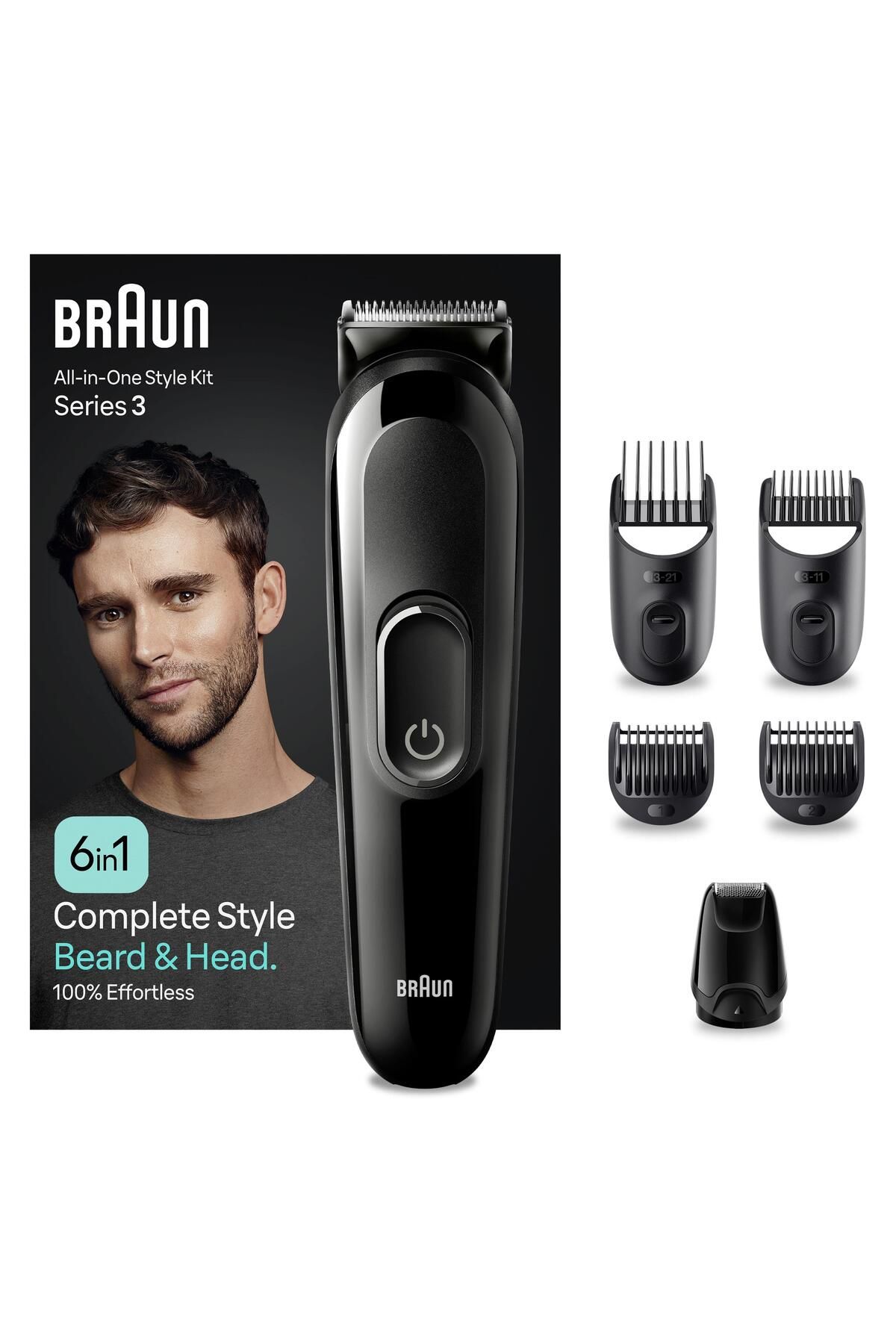 Braun Series 3 MGK3420 Hepsi Bir Arada Şekillendirme Seti, 6’sı 1 Arada Erkek Bakım Kiti