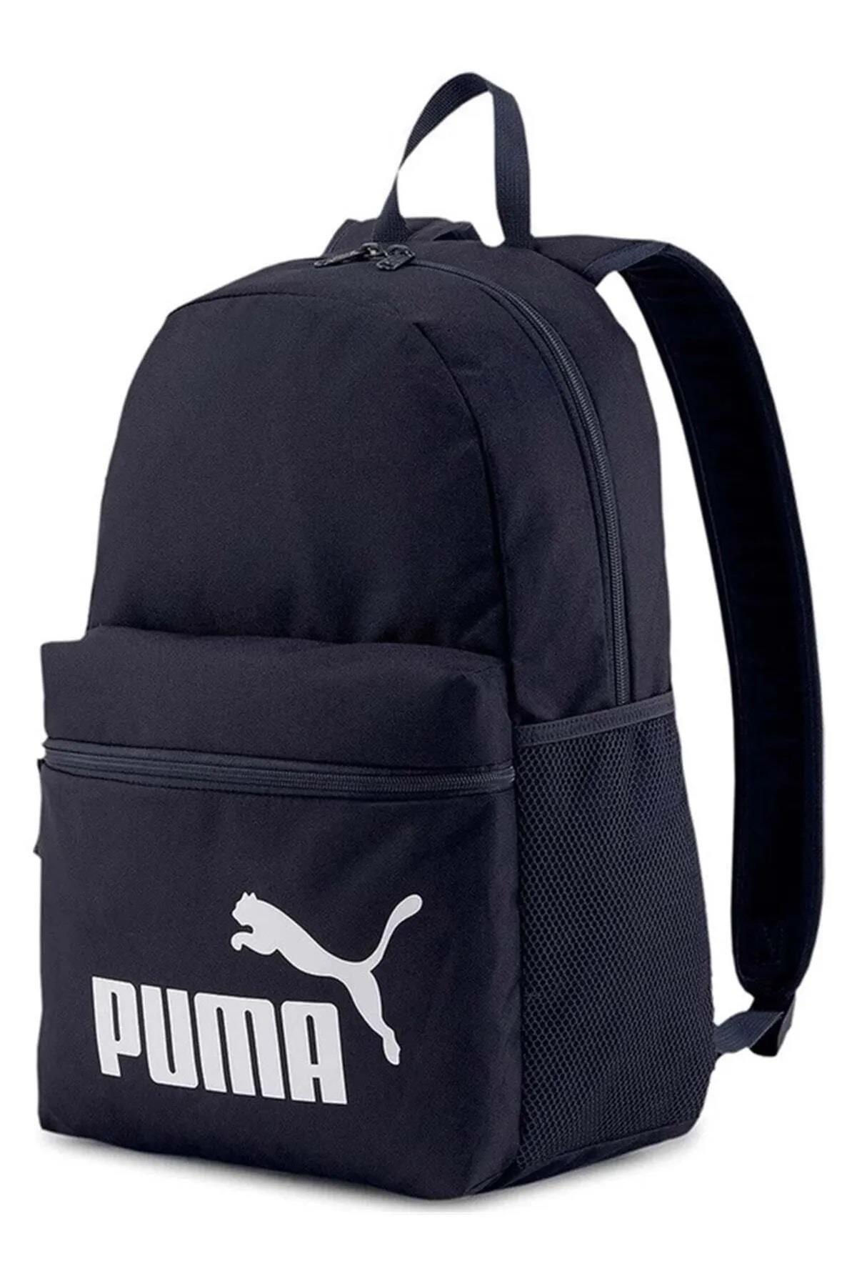 Puma phase backpack siyah okul sırt çantası 079943 01