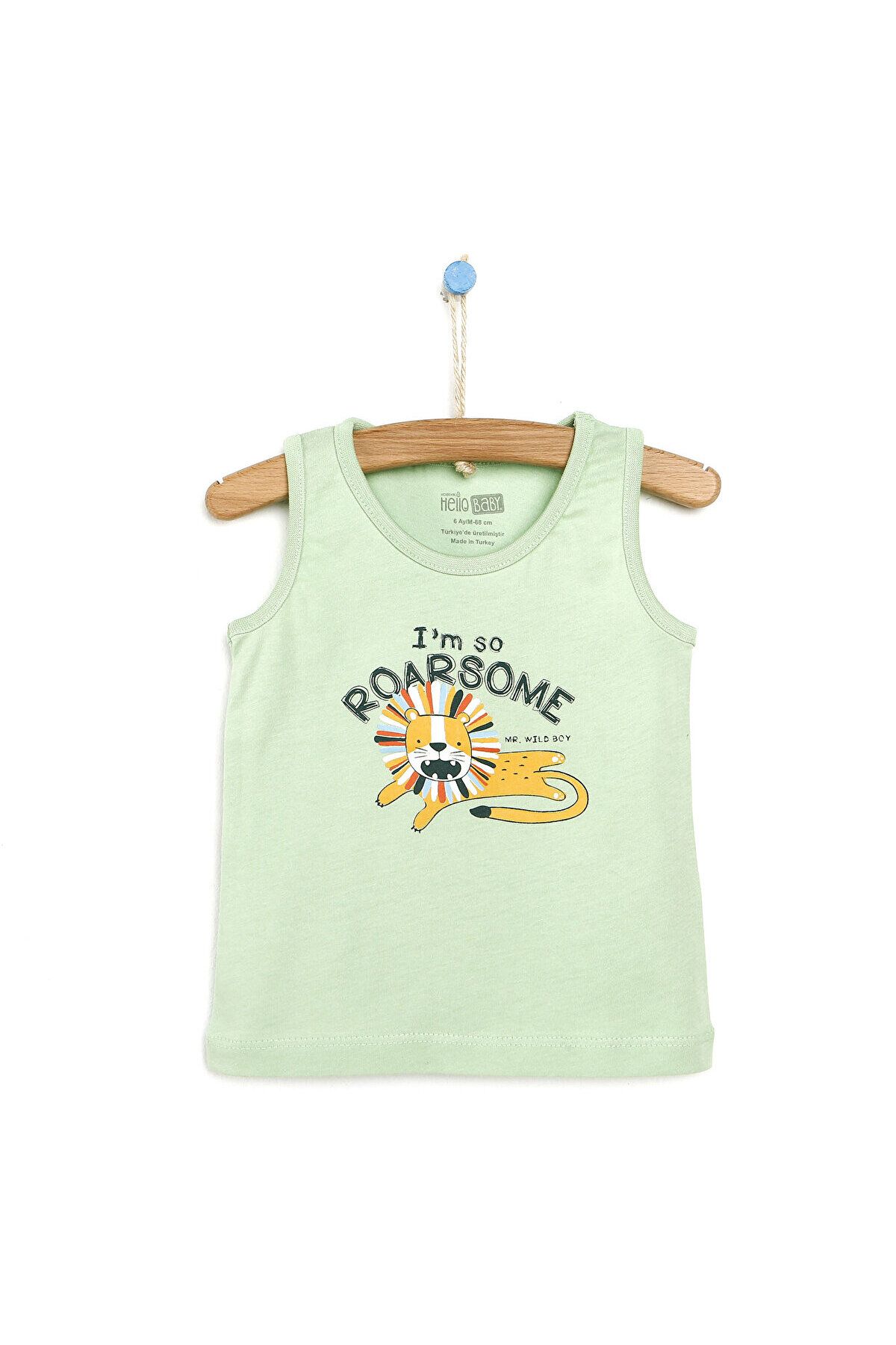 ebebek Hello Baby HelloBaby Basic Erkek Bebek Atlet Tshirt
