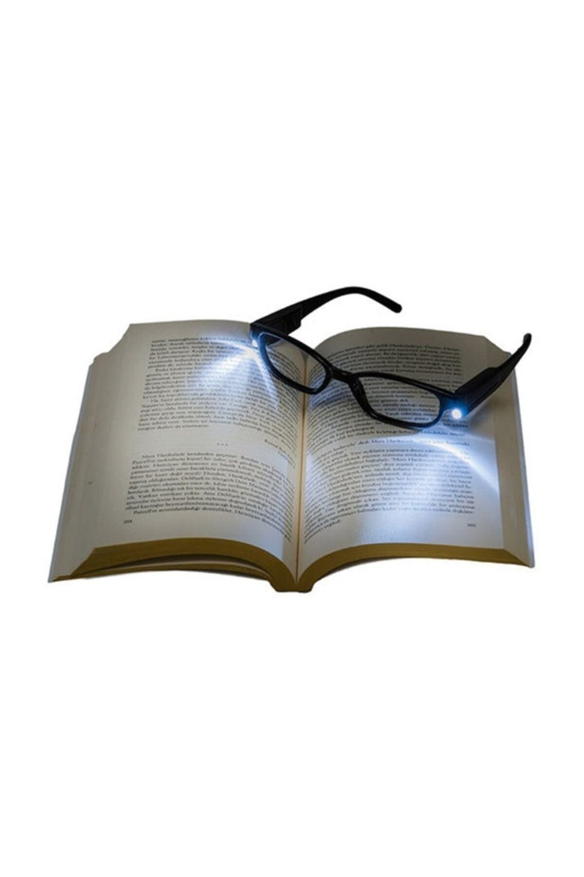 New'S Kitap Okuma Gözlüğü Okuma Lambası Led Işıklı Pilli Camsız