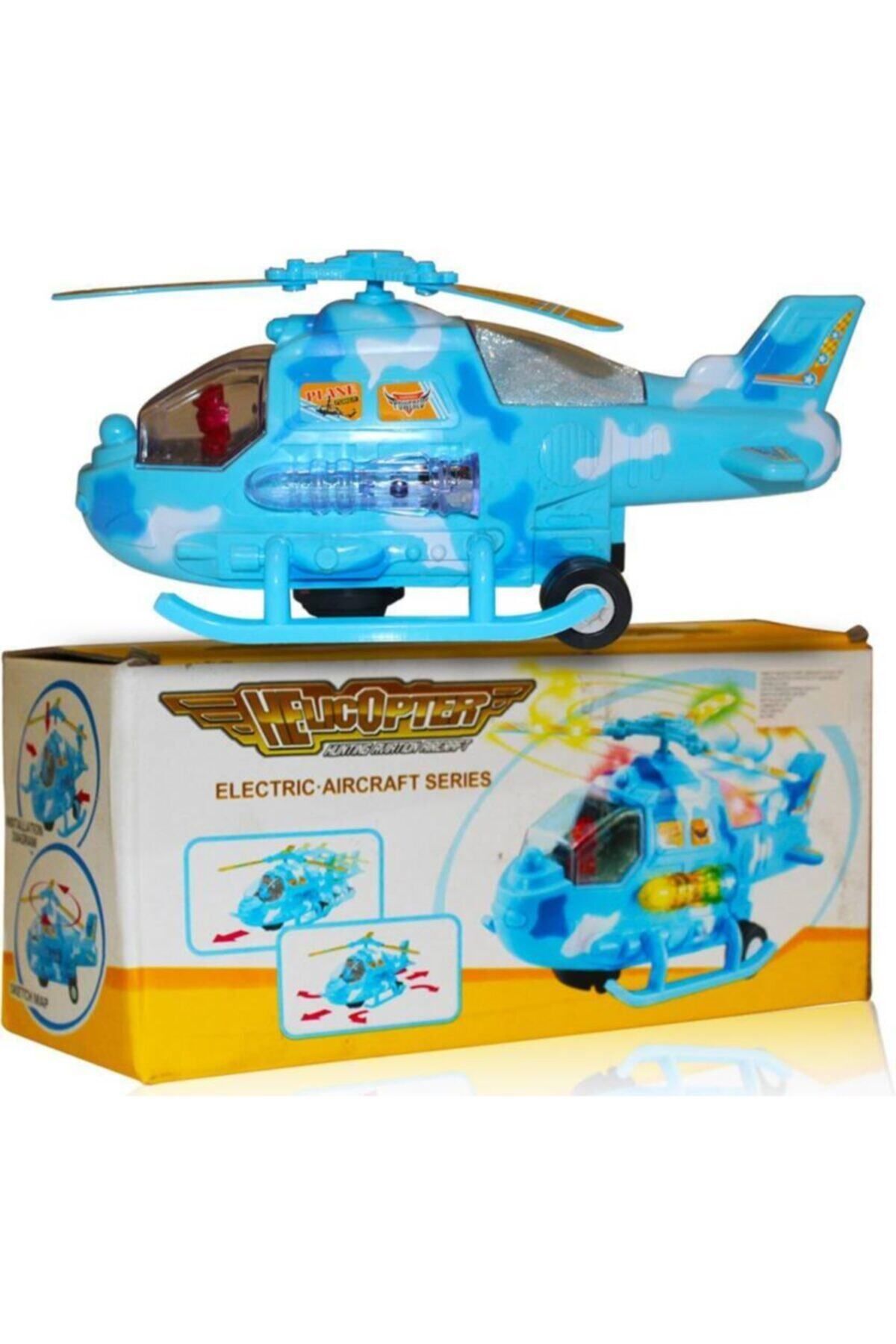 Kids Işıklı Oyuncak Helikopter Mavi