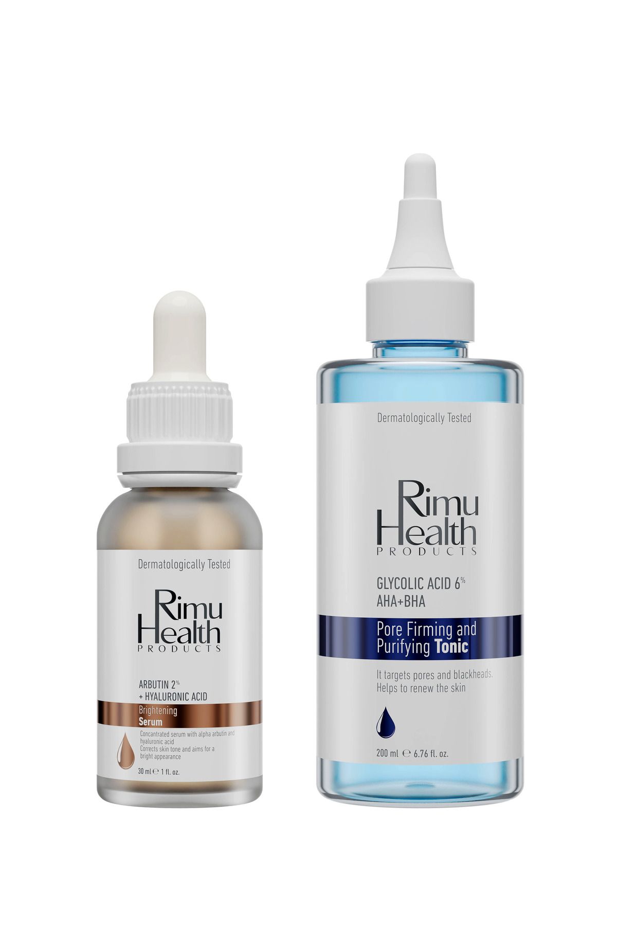 Rimu Health Products Koyu Leke Ve Gözenek Önlemeye Yardımcı Bakım Seti 30 Ml + 200 Ml Rm000127