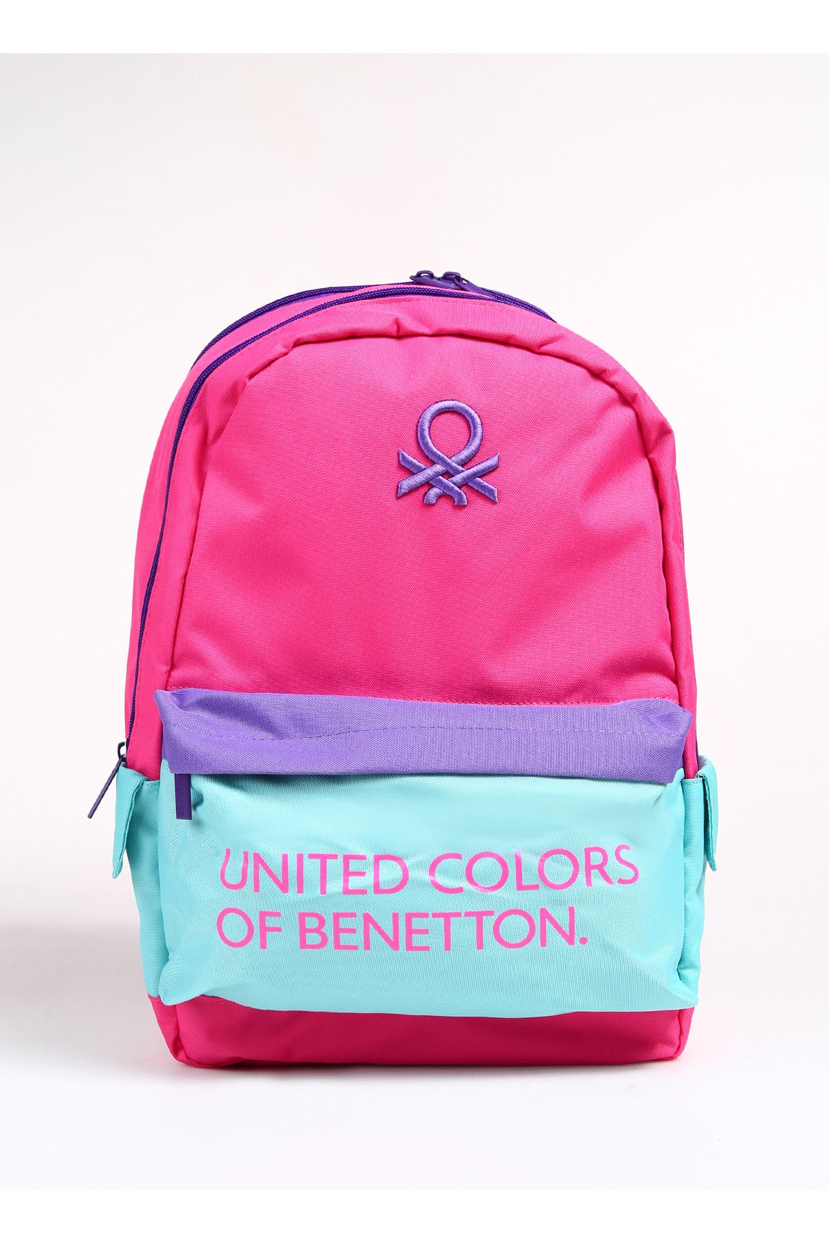 Benetton Pembe - Mavi Kız Çocuk Sırt Çantası BENETTON 3712