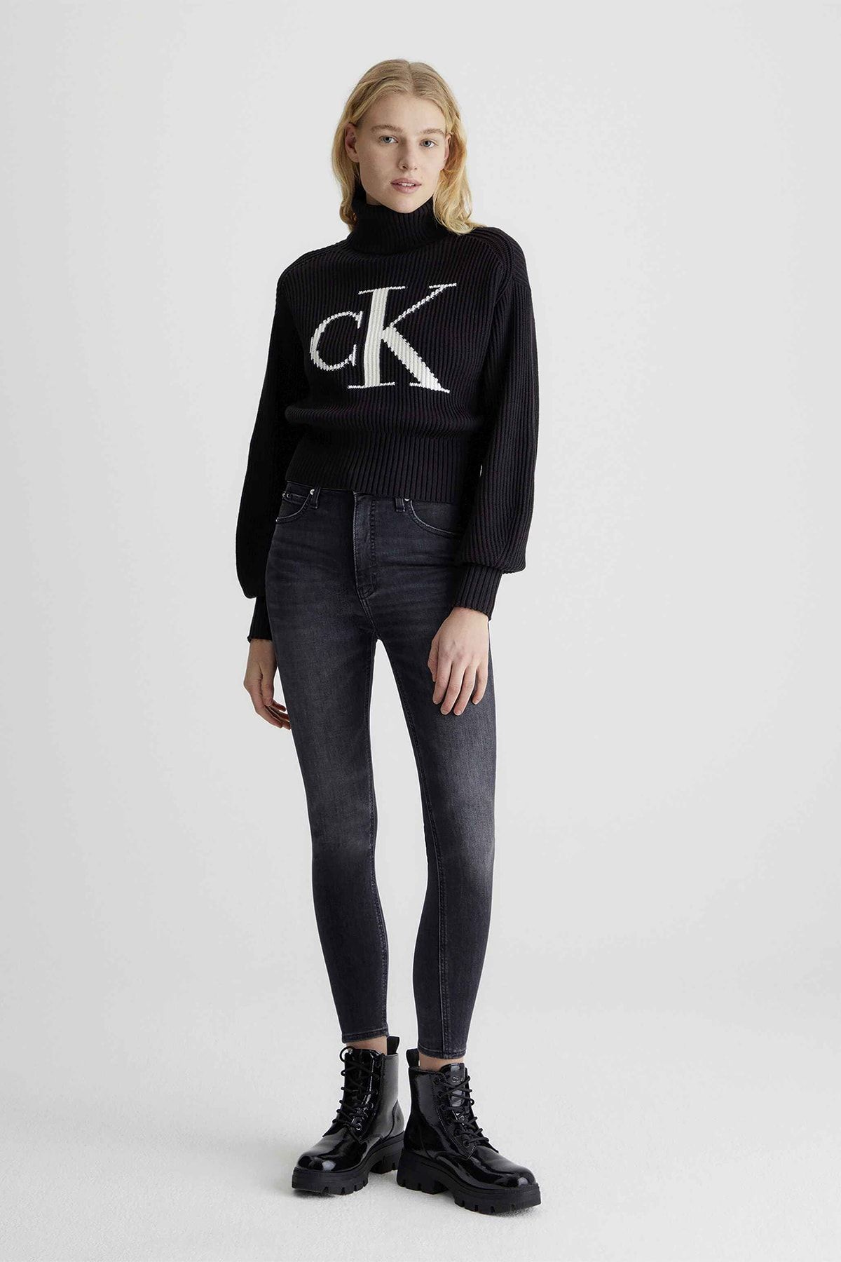 Calvin Klein Kazak Kadın Ck Black