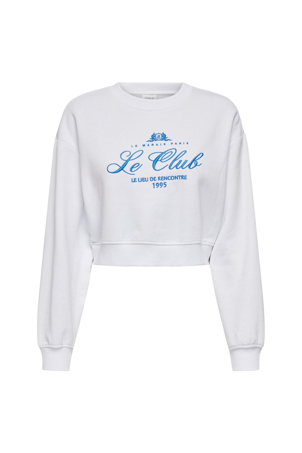 Only Lyrsa Kadın Beyaz Sweatshirt (15304167-BW)
