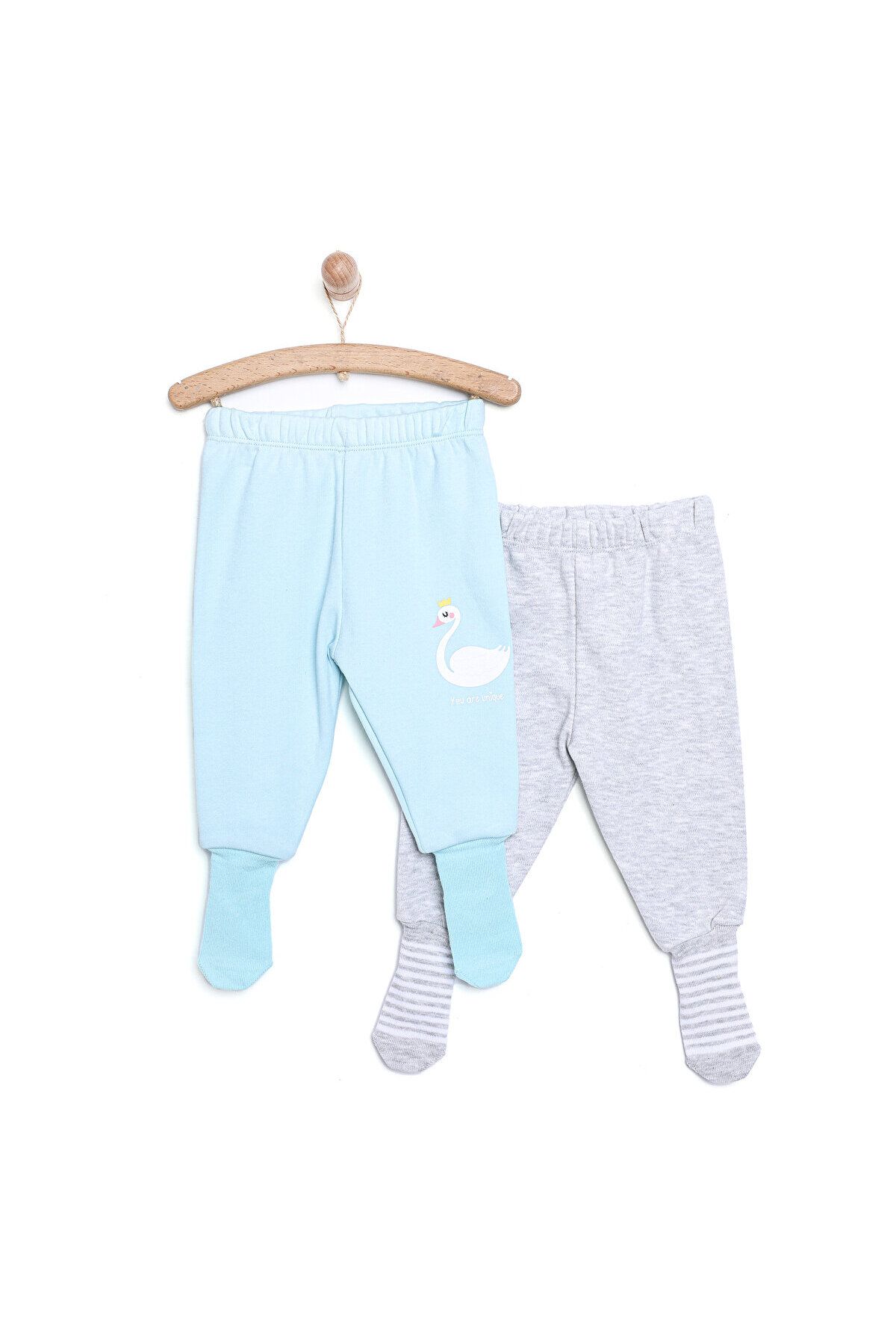 HelloBaby HelloBaby Bebek 2li Çoraplı Pantolon