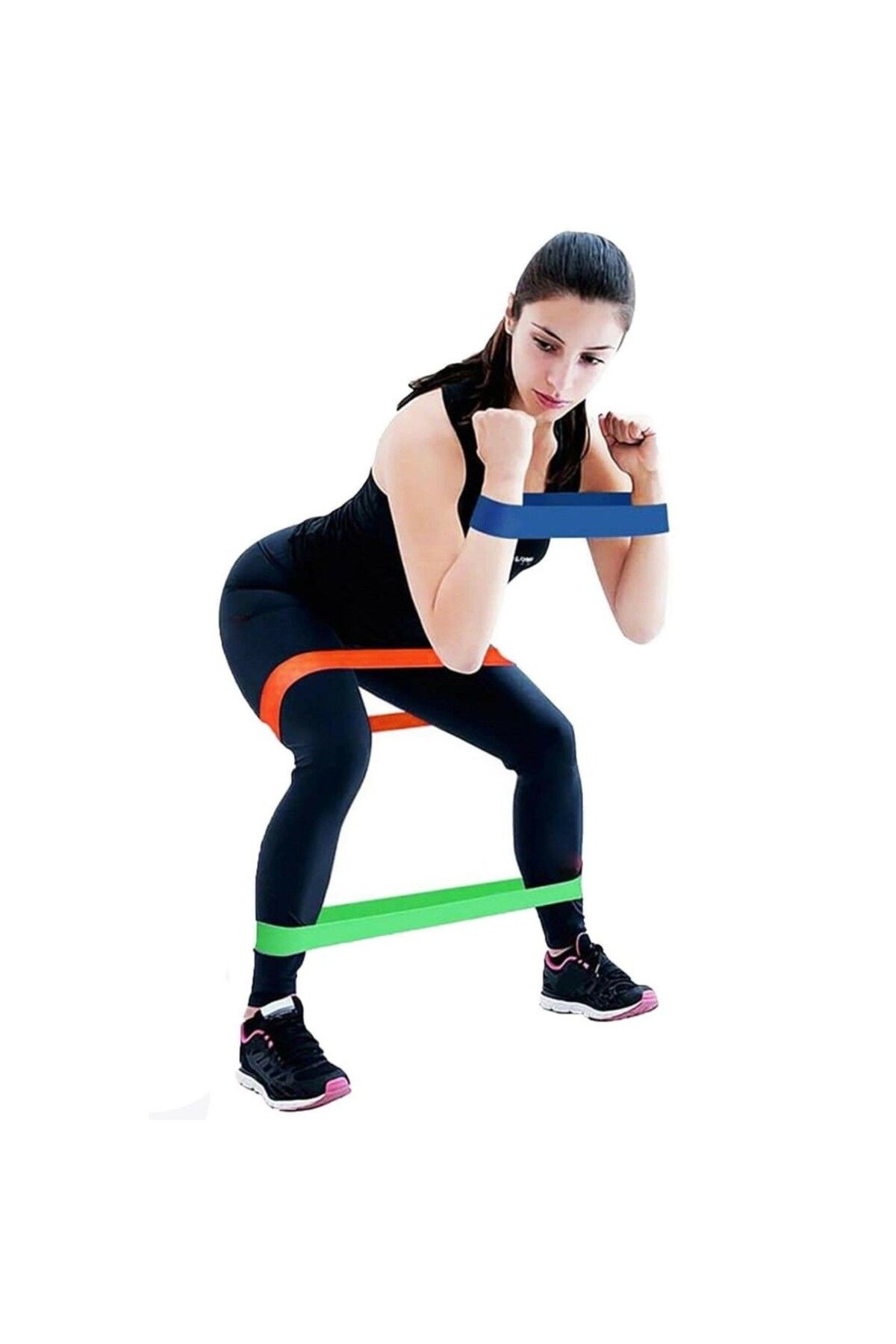 Tahtakale Dünyası Plates aerobik direnç 5 li paket cimnastik için lastik seti antreman fitness lastiği direnç lastiği