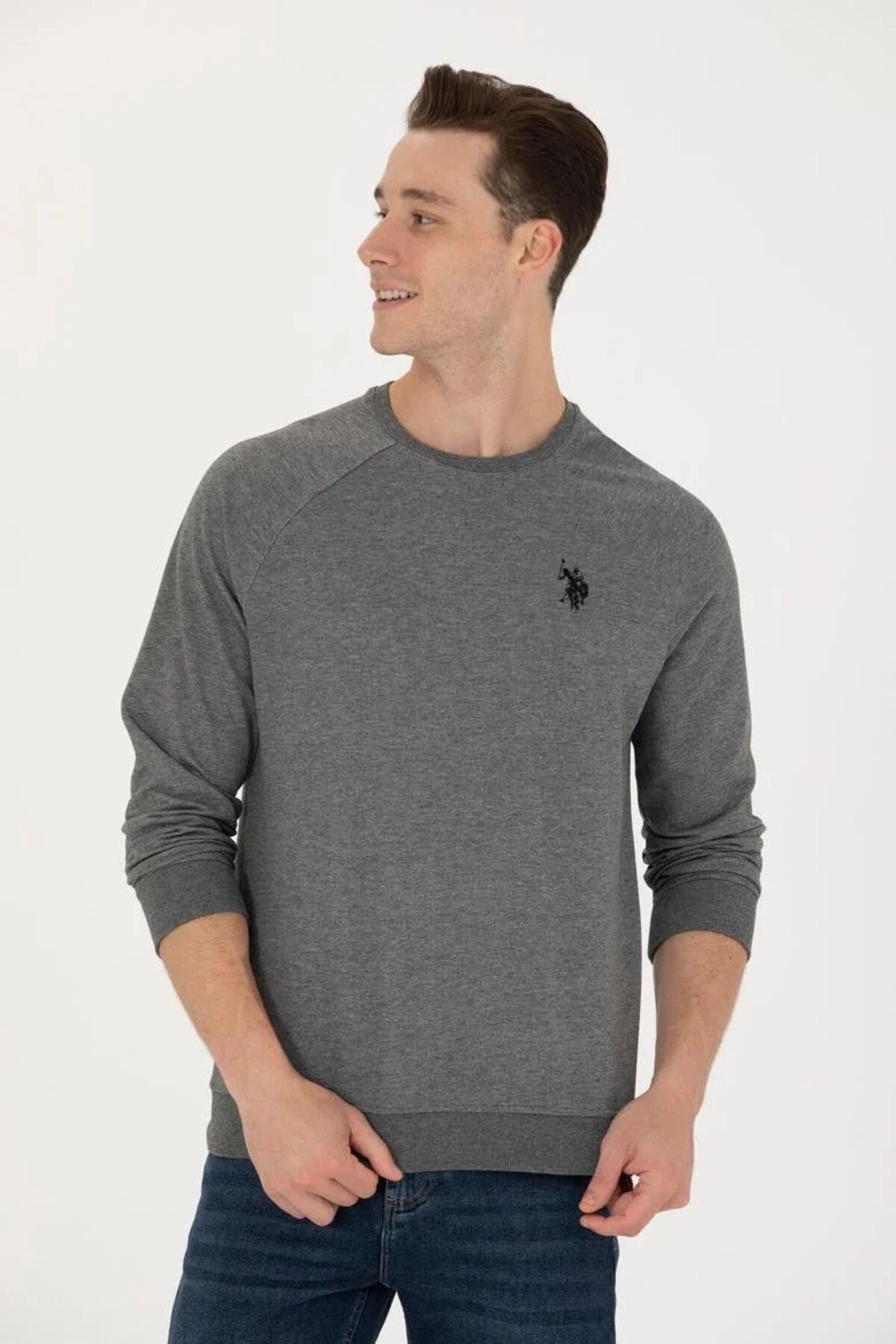 U.S. Polo Assn. Erkek Basic Sweatshirt