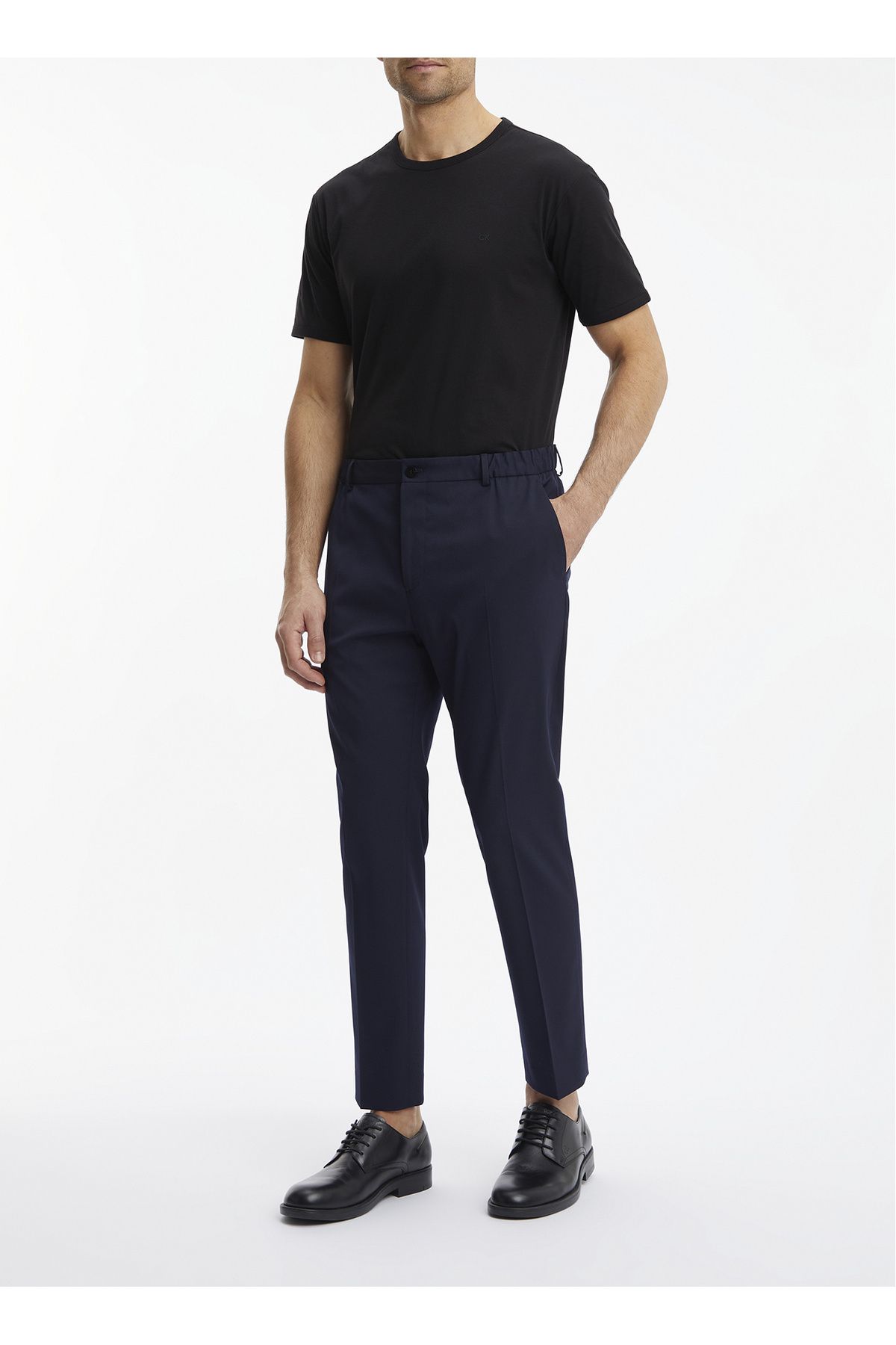 Calvin Klein Normal Bel Normal Paça Slim Fit Mavi Erkek Pantolon K10K109550DW4