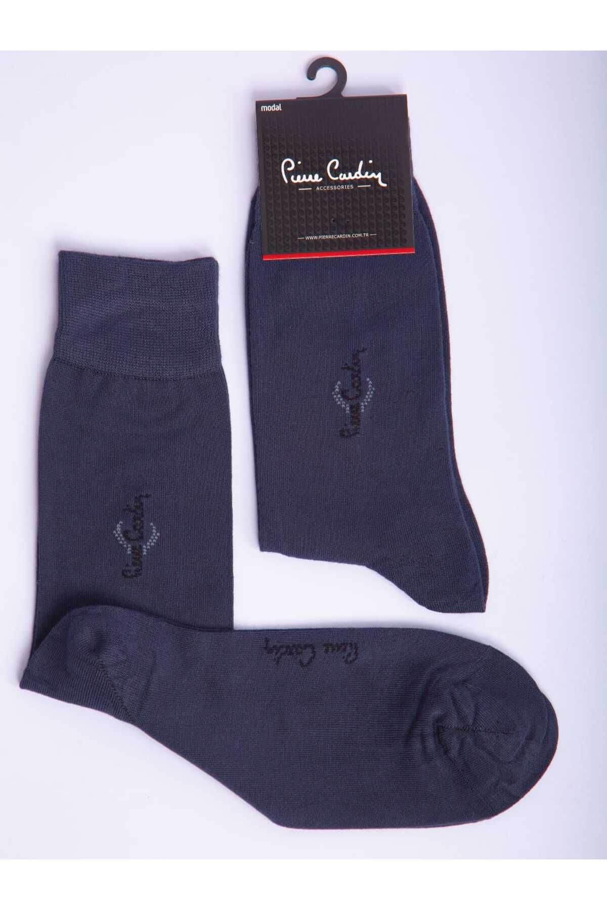 Pierre Cardin Modal Tekli Antrasit Renkli Erkek Uzun Soket Çorap Code 293