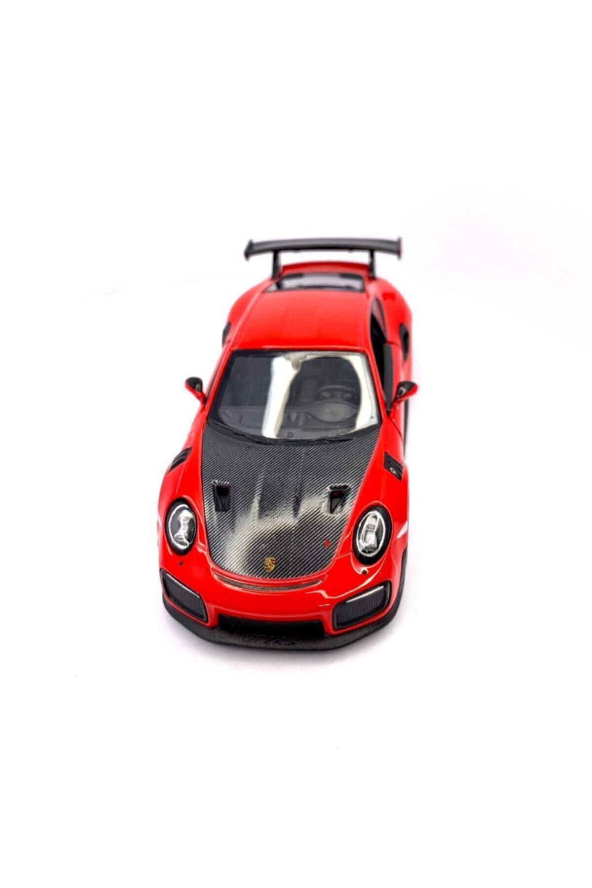 Kinsmart Çek Bırak Porsche 911 Gt2 Rs ( Kırmızı ) Vardem Oyuncak Araba
