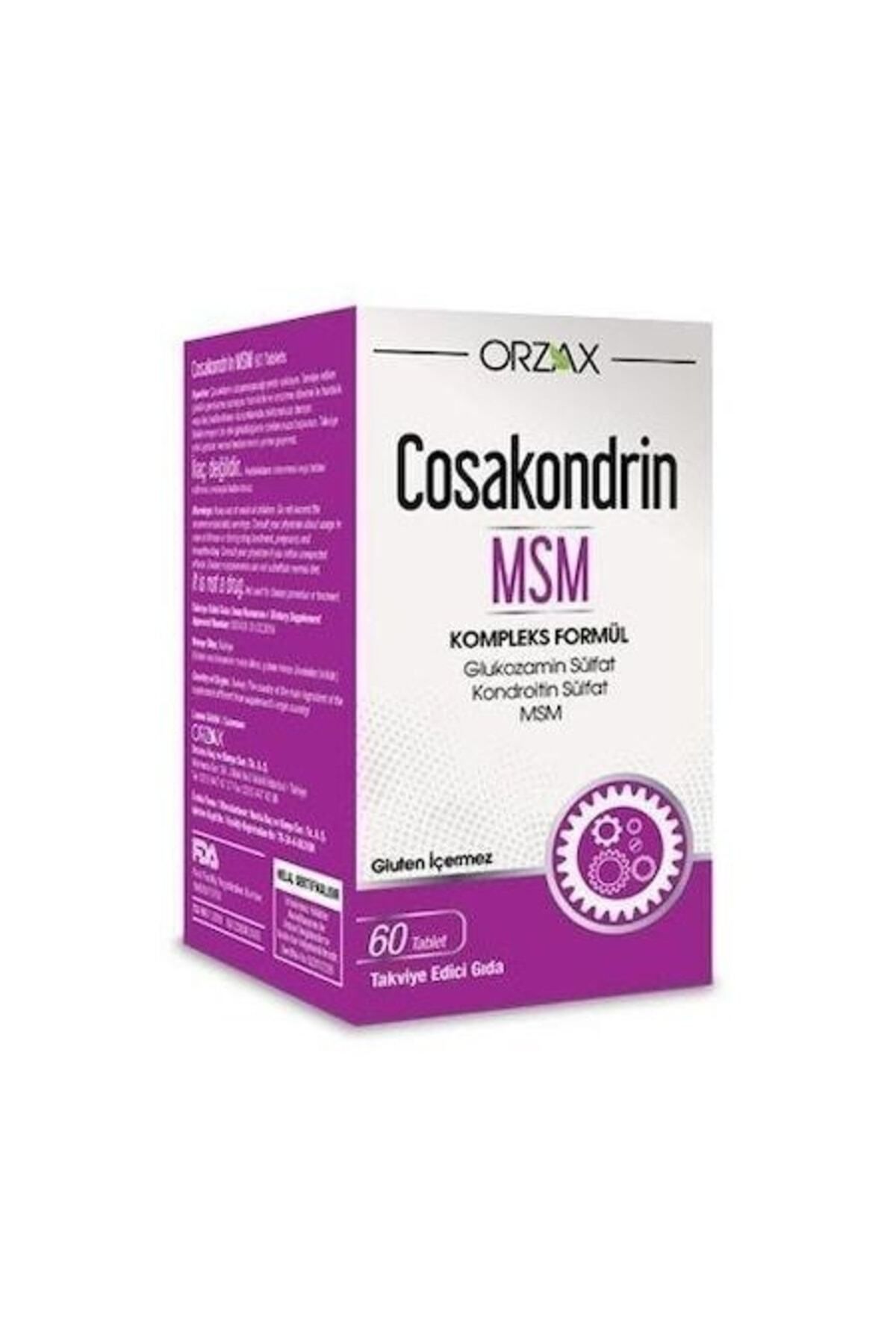 Cosakondrin Orzax Msm 60 Tablet