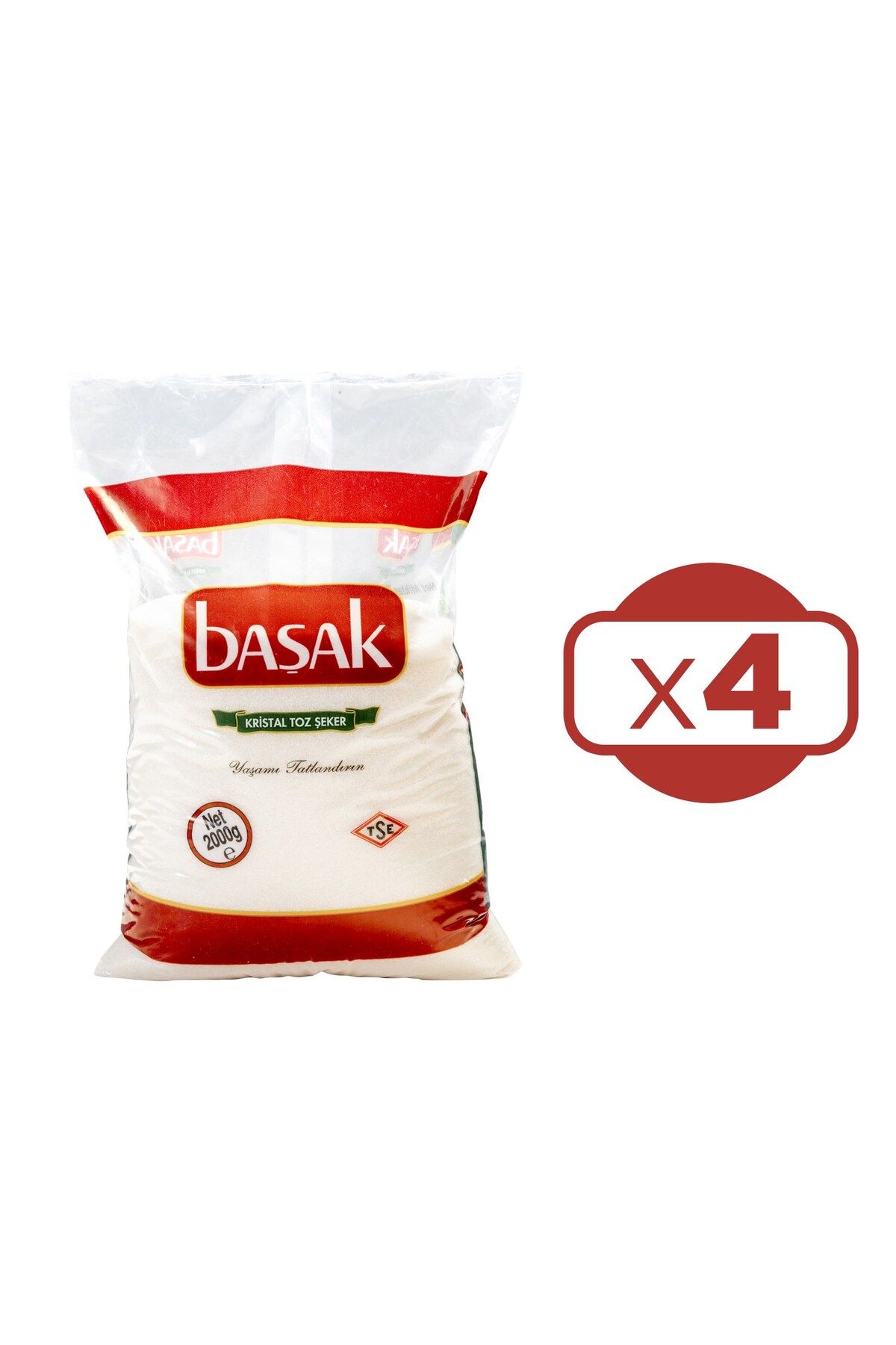 BAŞAK Başak Toz Şeker 2 Kg x 4 Adet