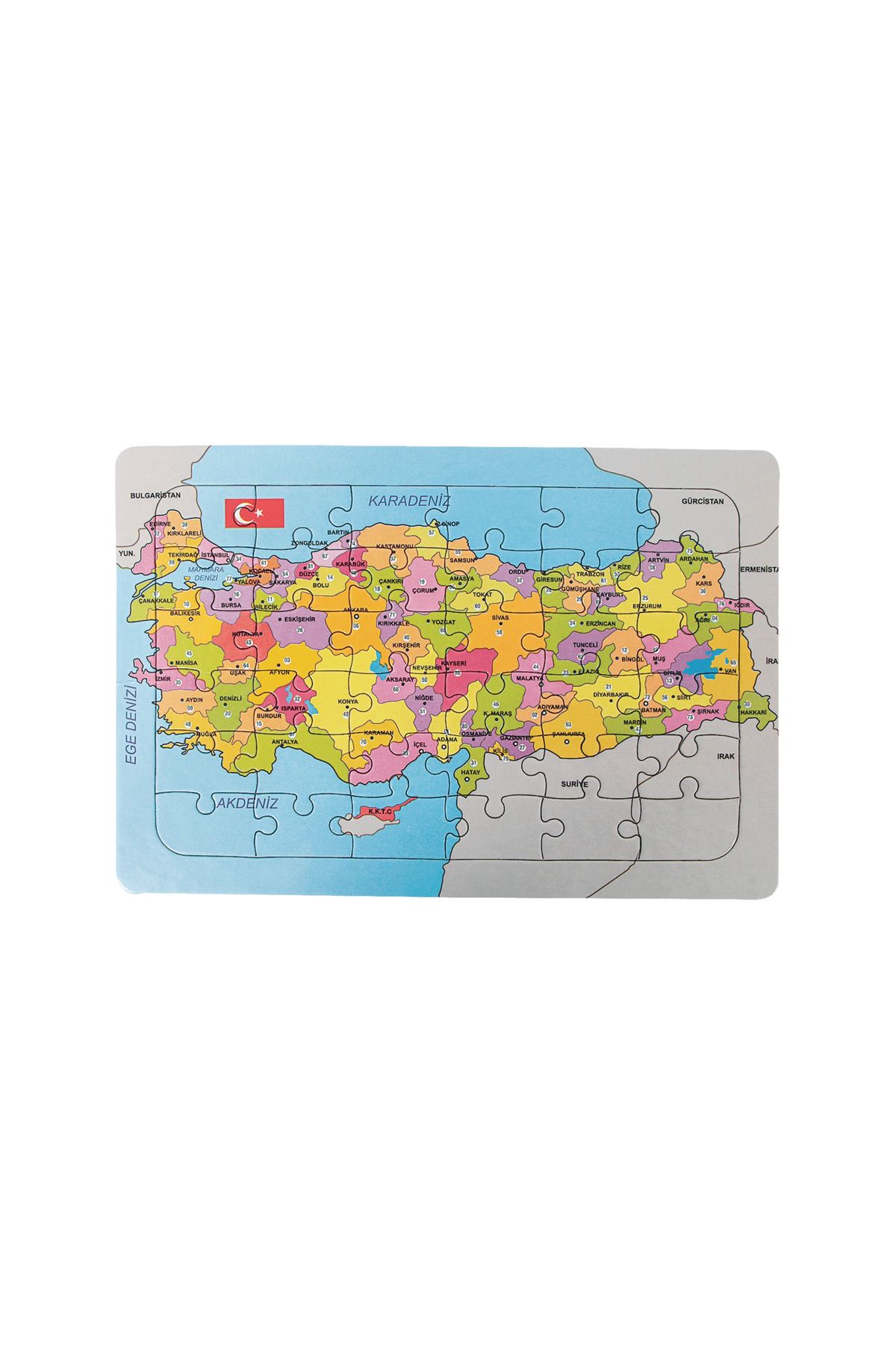 Sera Eğitici Puzzle Türkiye Haritası+ İnsan Vücudu 2 'li Set Ölçü: 25*35 cm