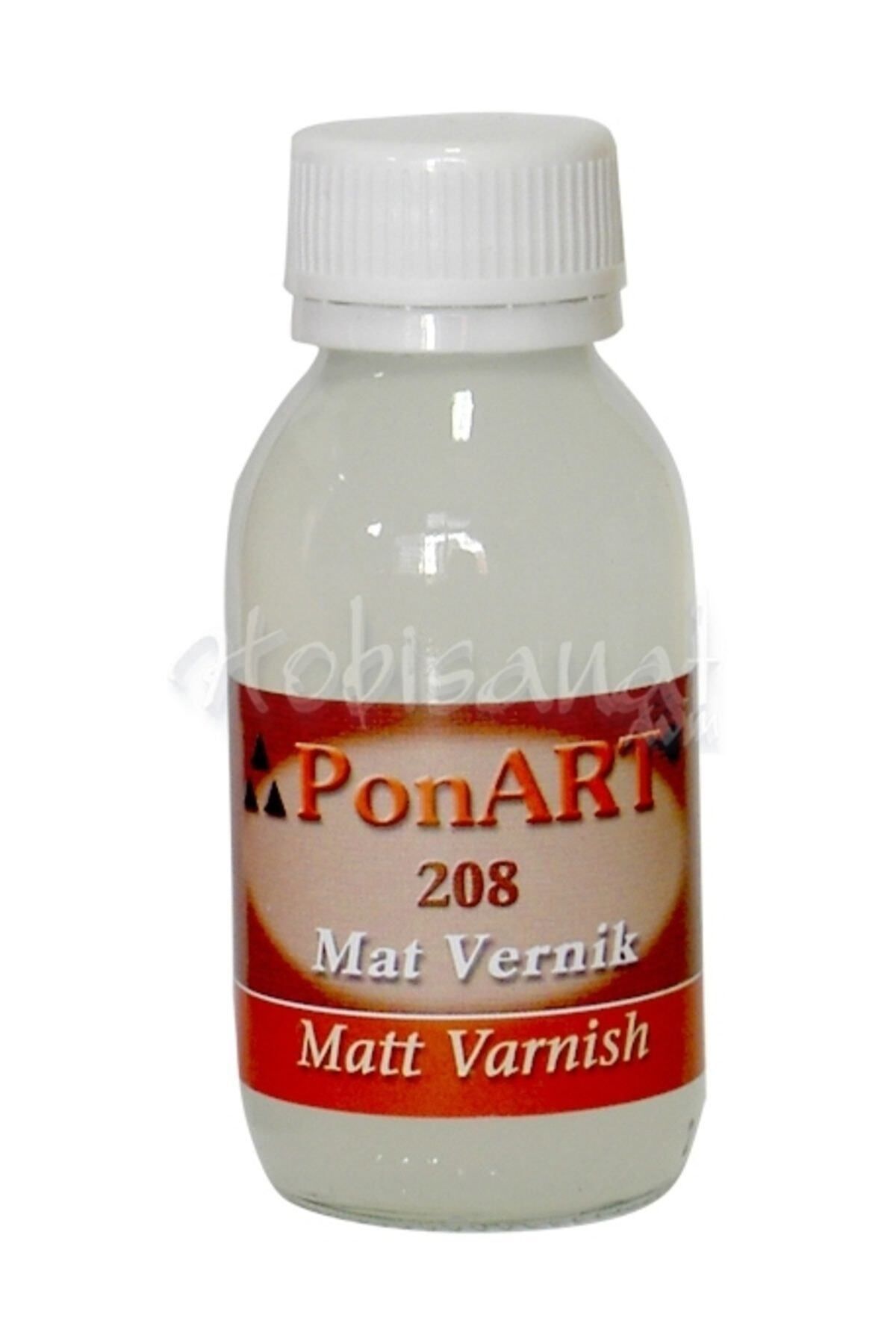 Ponart /208 Ym Mat Vernik 100ml.