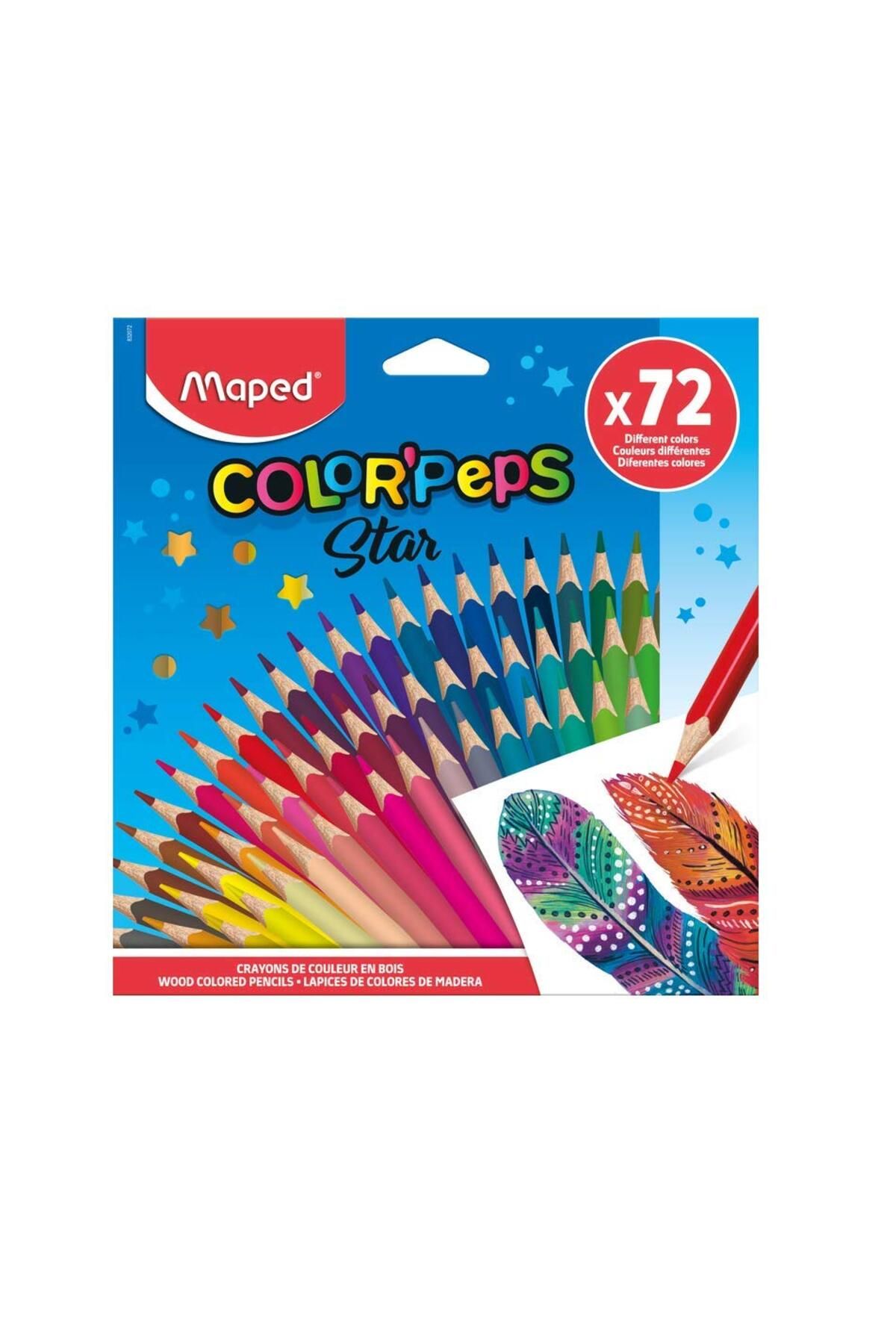 Maped Color'Peps Kuru Boya Kalemi 72 Renk 832072