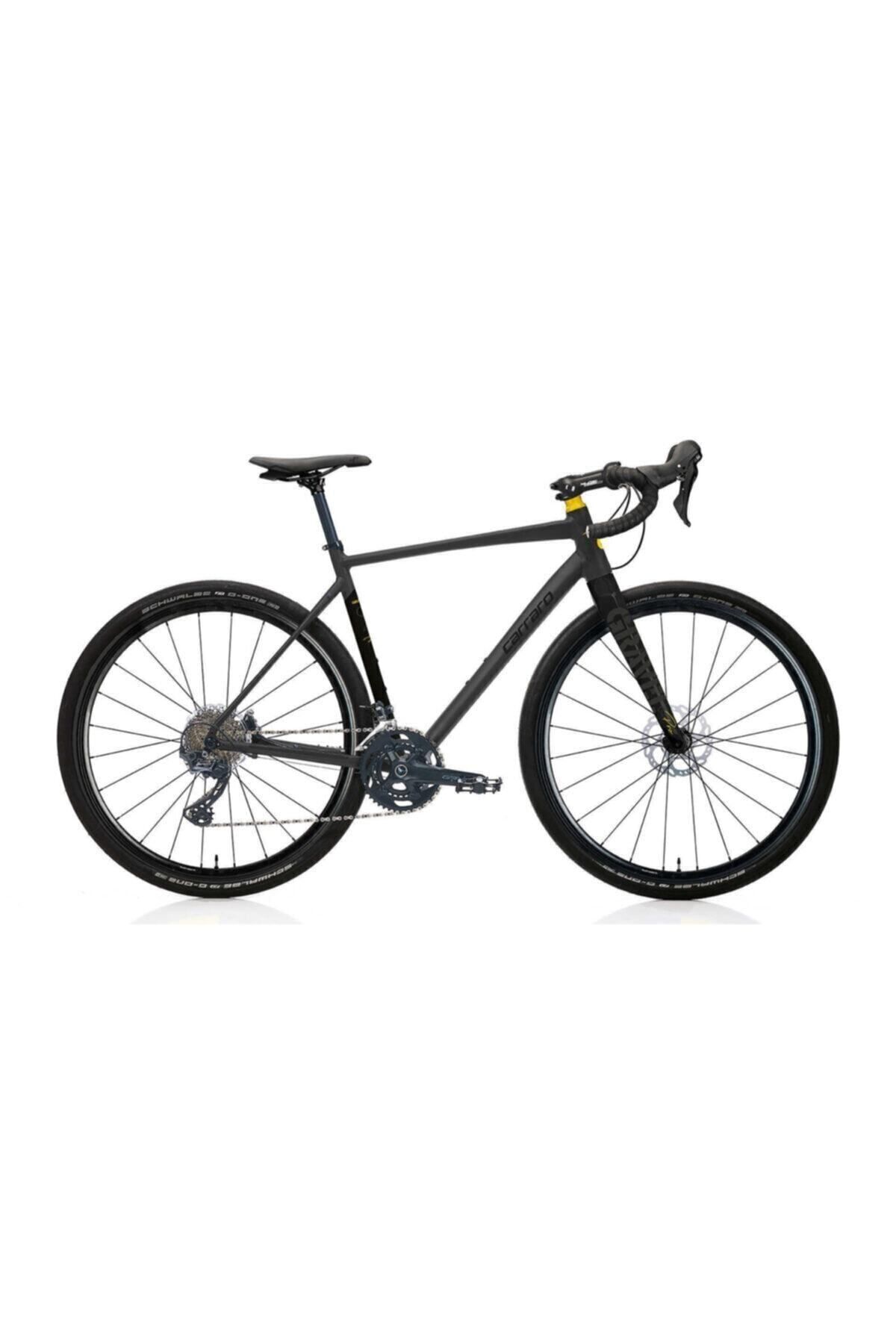 Carraro 2022 Gravel G4 Pro Yol Bisikleti Mat Antrasit-siyah-sarı 55 Cm