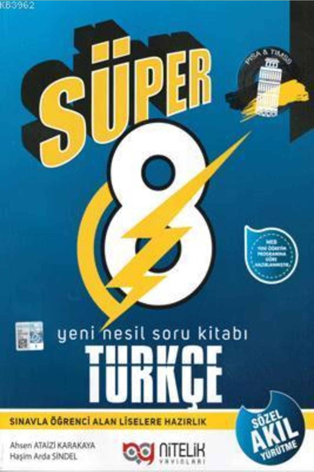 Nitelik Yayınları Süper 8. Sınıf Türkçe Yeni Nesil Soru Kitabı