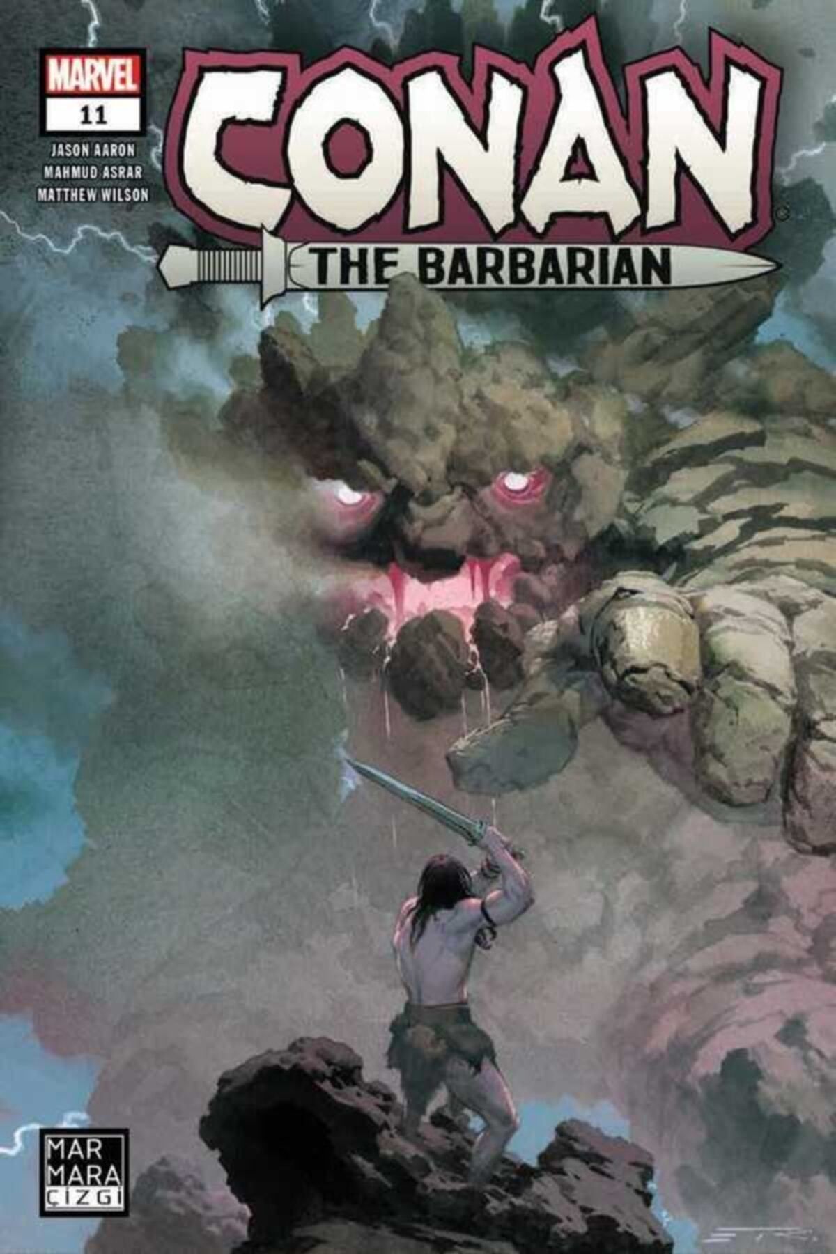 Marmara Çizgi Yayınları Conan The Barbarian Sayı 11