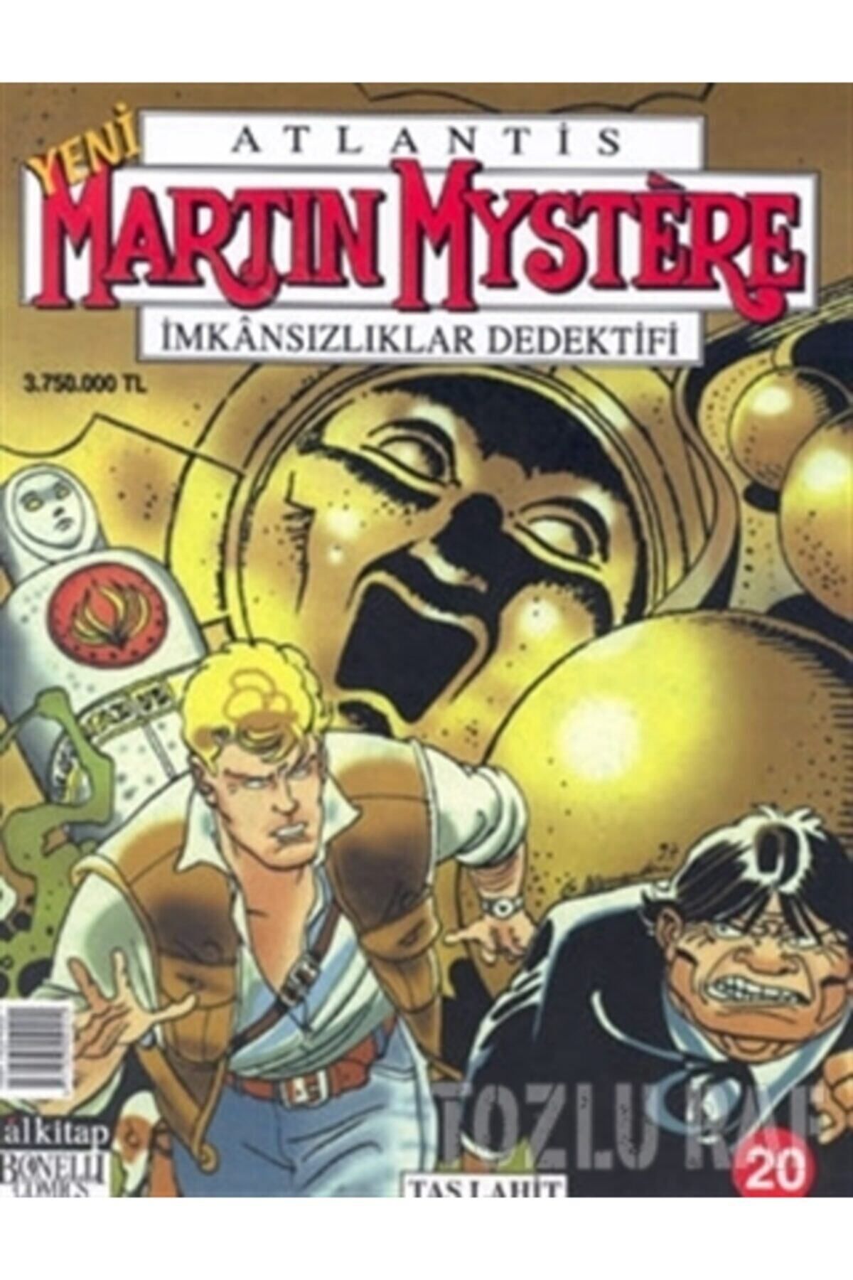 Lal Kitap Martin Mystere Imkansızlar Dedektifi Sayı: 20 Taş Lahit / Paolo Morales / / 9771303450220