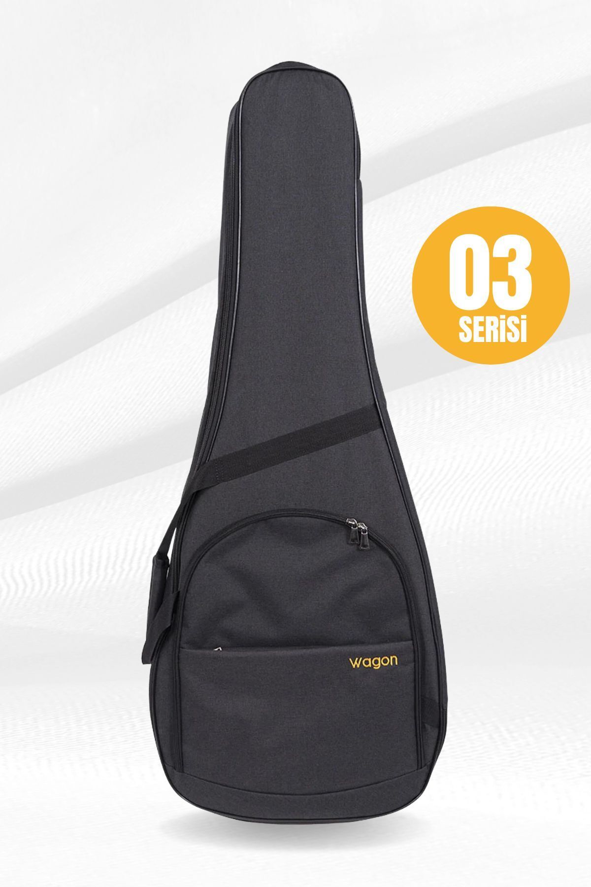 Wagon 03 Serisi Klasik Gitar Çantası - Siyah