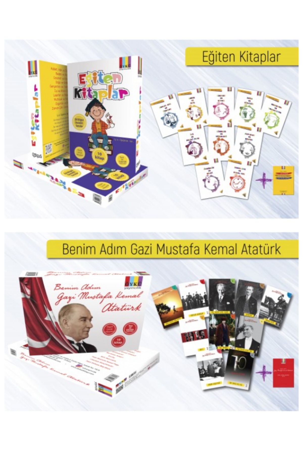 Öykü Yayıncılık Eğiten Kitaplar & Benim Adım Gazi Mustafa Kemal Atatürk