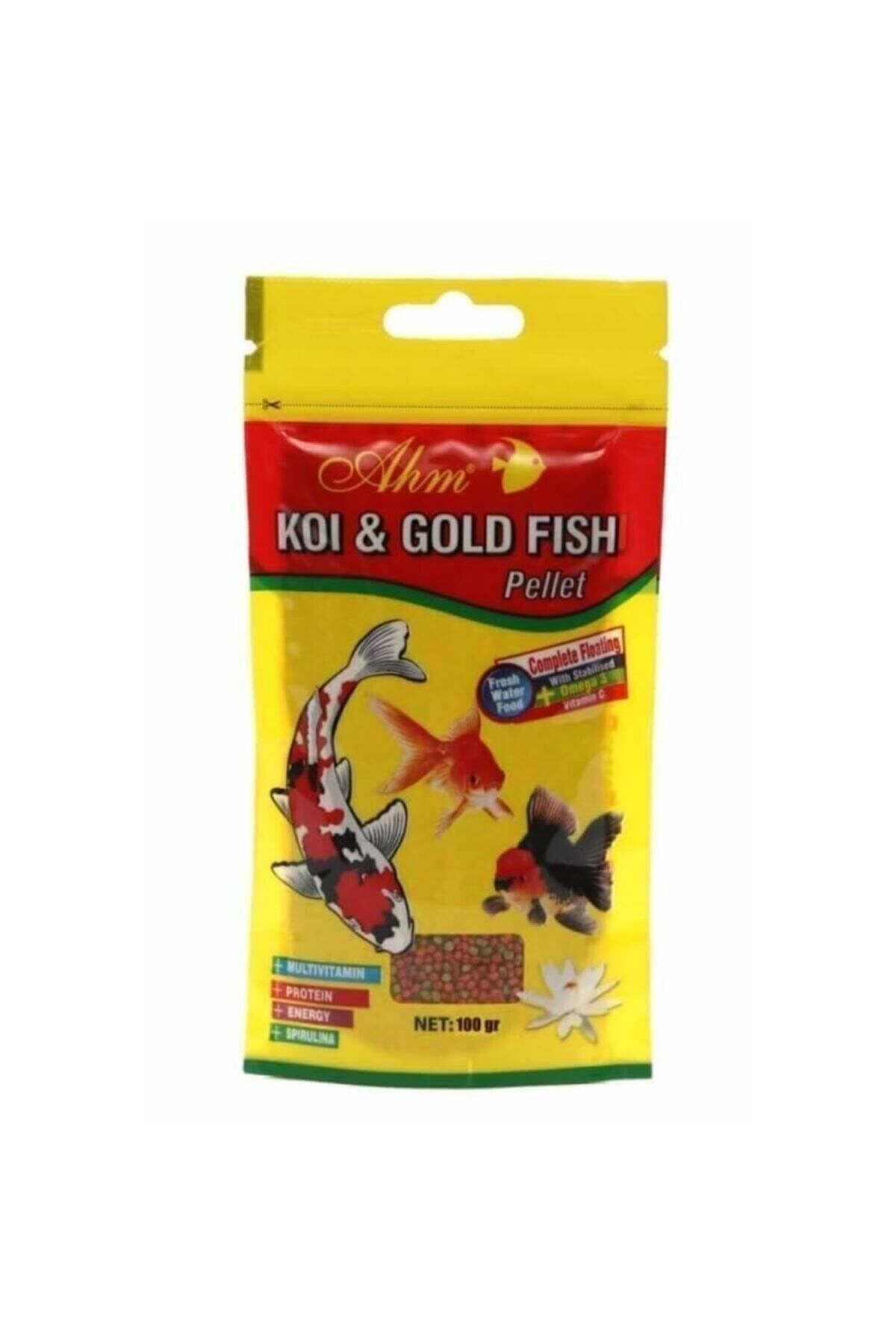 Ahm Koi Goldfish Pellet 100 gr Balık Yemi
