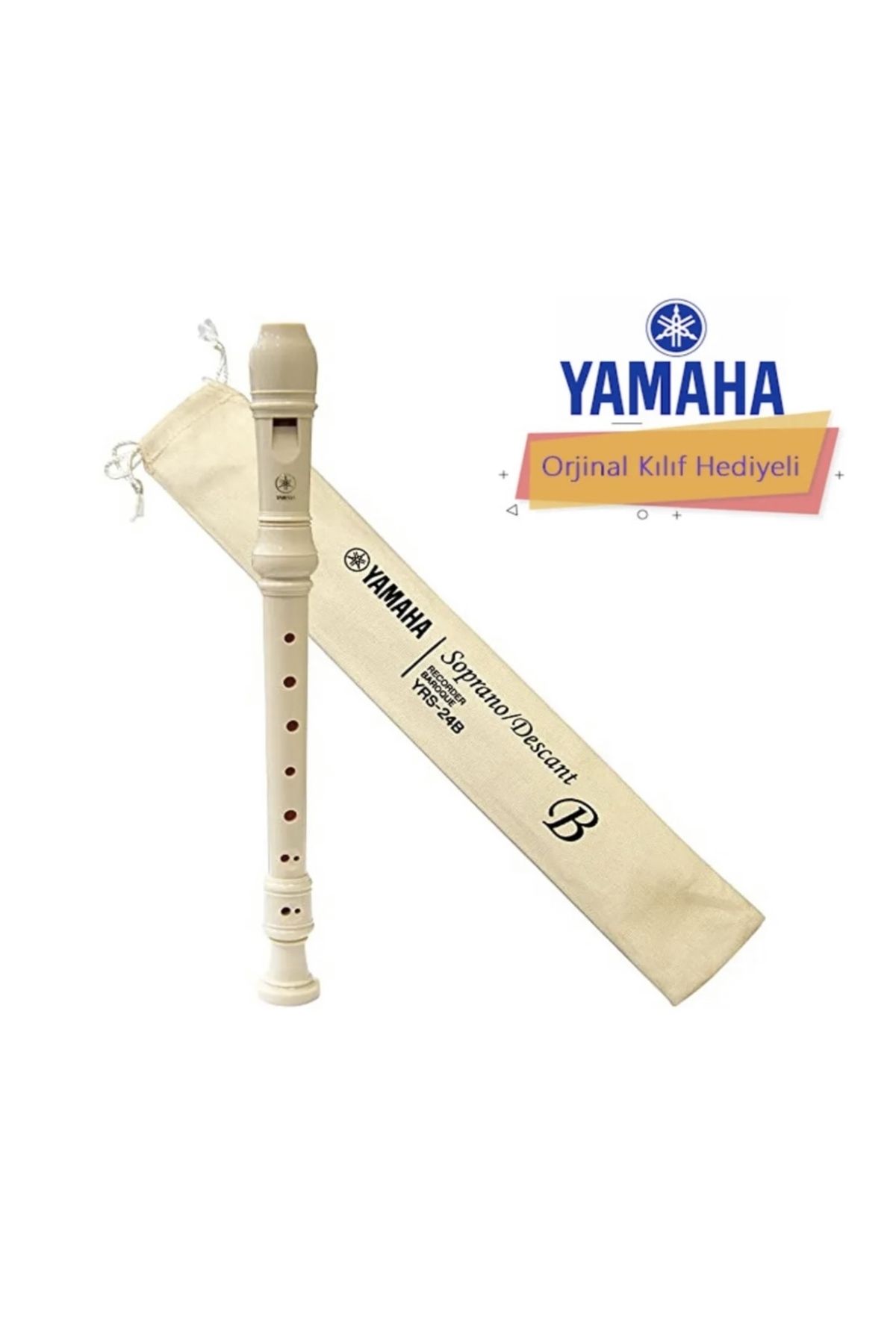 Yamaha Yrs23 Soprano Blok Flüt (Kılıf Hediyeli)