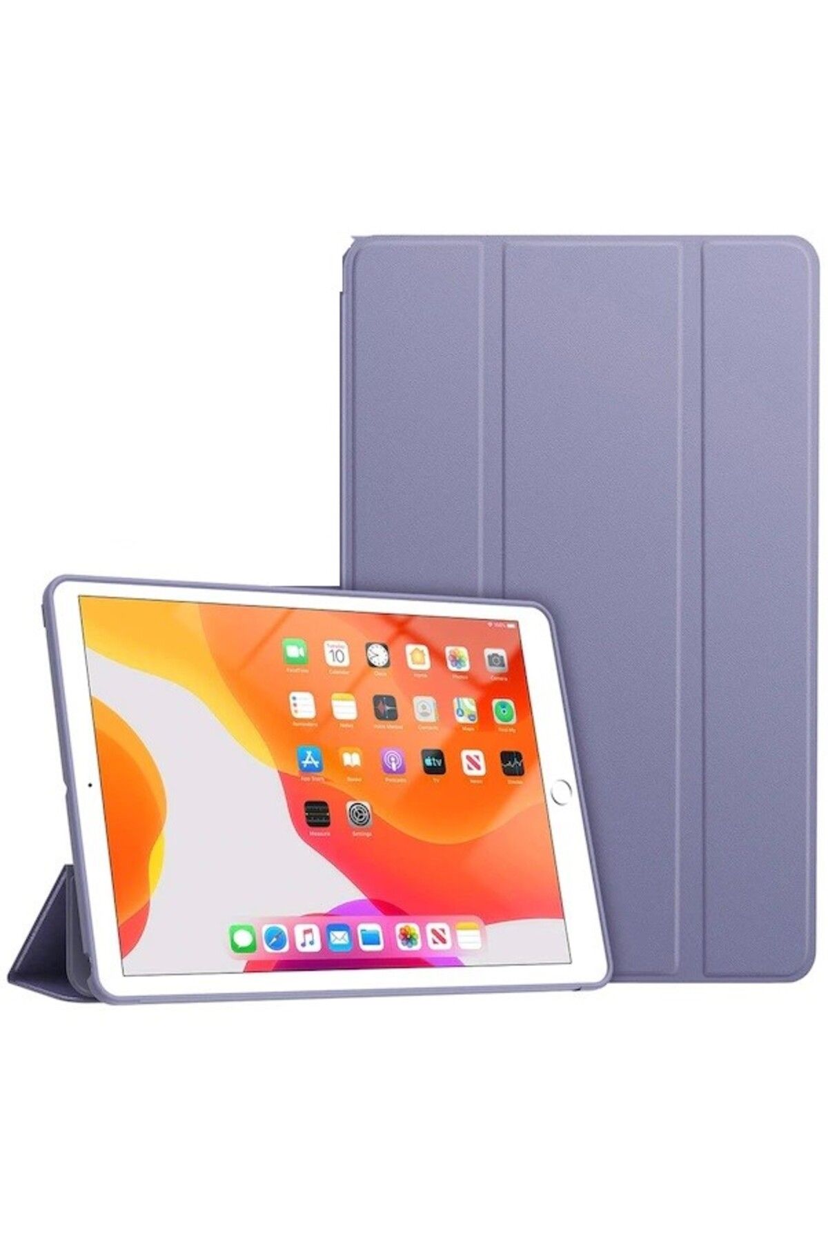 TEKNETSTORE Apple Ipad 8. Ve 9. Nesil 2020 /2021 10.2 Inç Tablet Flip Smart Standlı Akıllı Kılıf Smart Cover