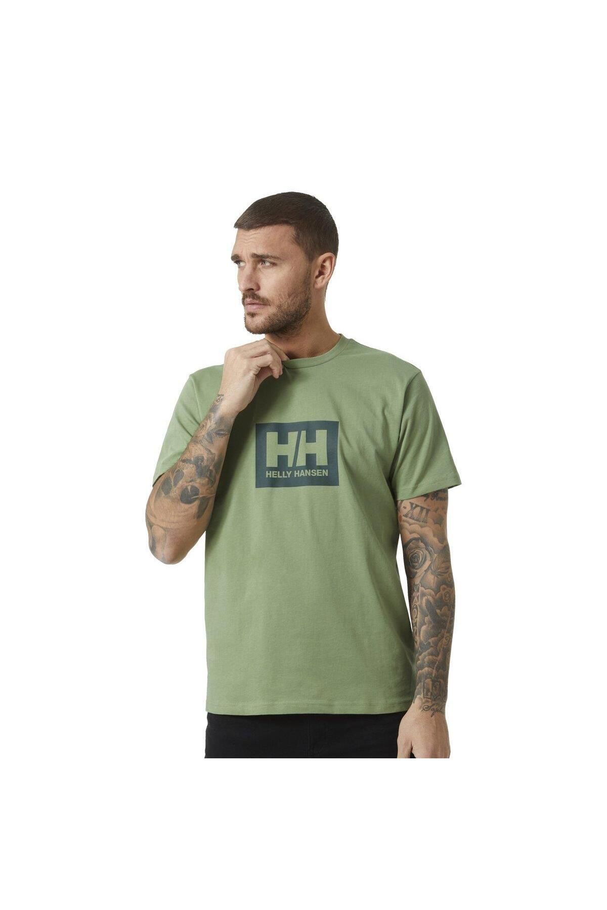 Helly Hansen HH Box T Erkek T-Shirt - Jade 2.0