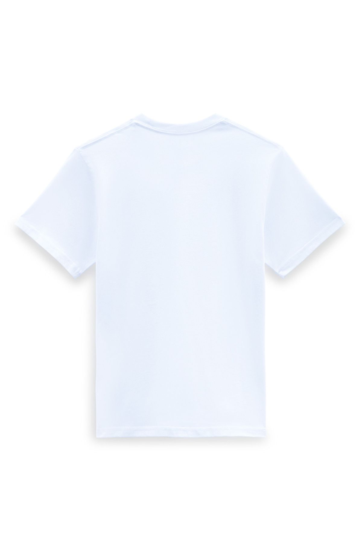 Vans Düz Beyaz Erkek Çocuk T-Shirt VN00089TWHT1 SIDESTRIPE STACKED SS